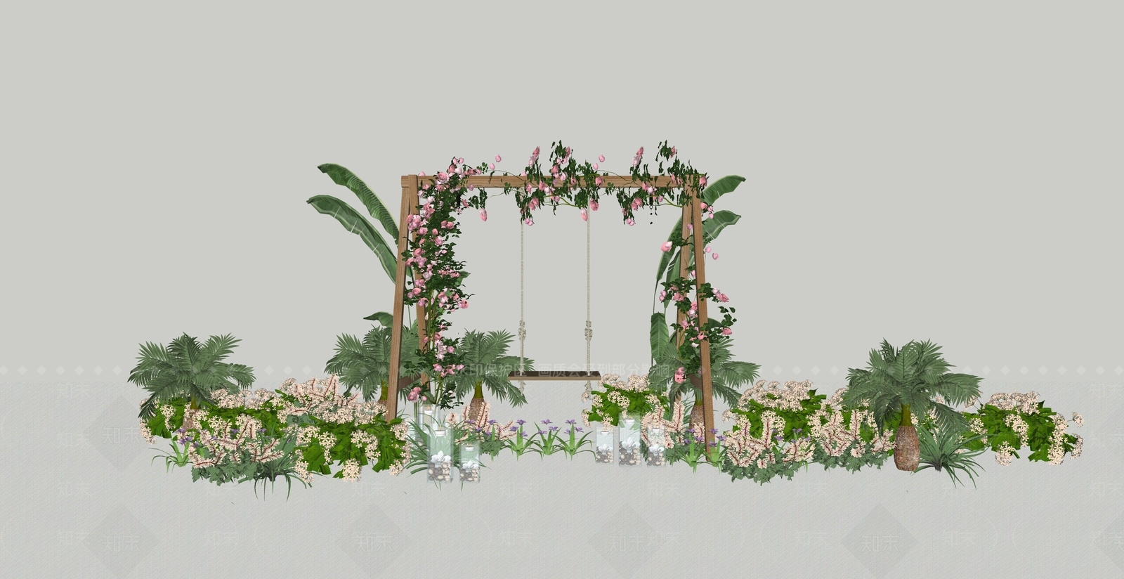 游乐设施SU模型下载【ID:1188048127】