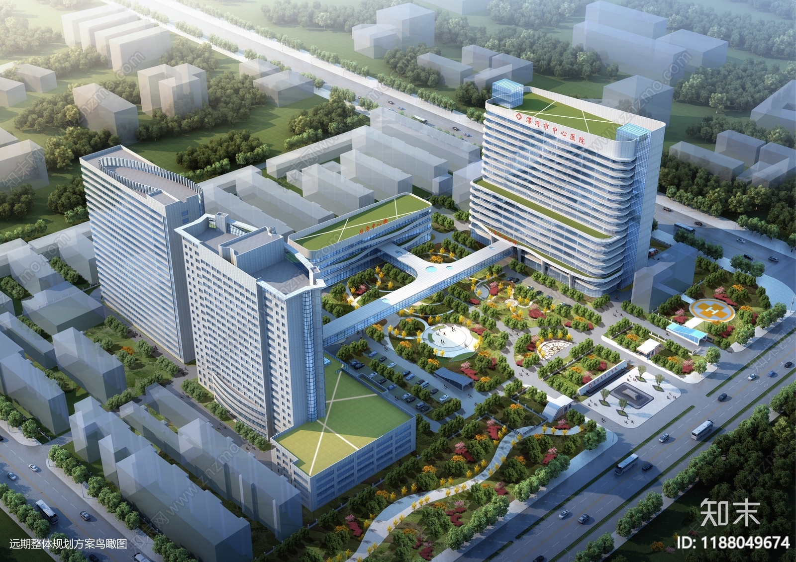 现代医院建筑cad施工图下载【ID:1188049674】