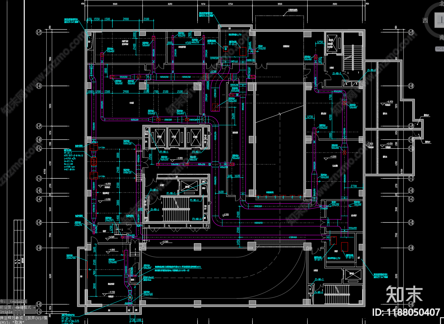 暖通图施工图下载【ID:1188050407】
