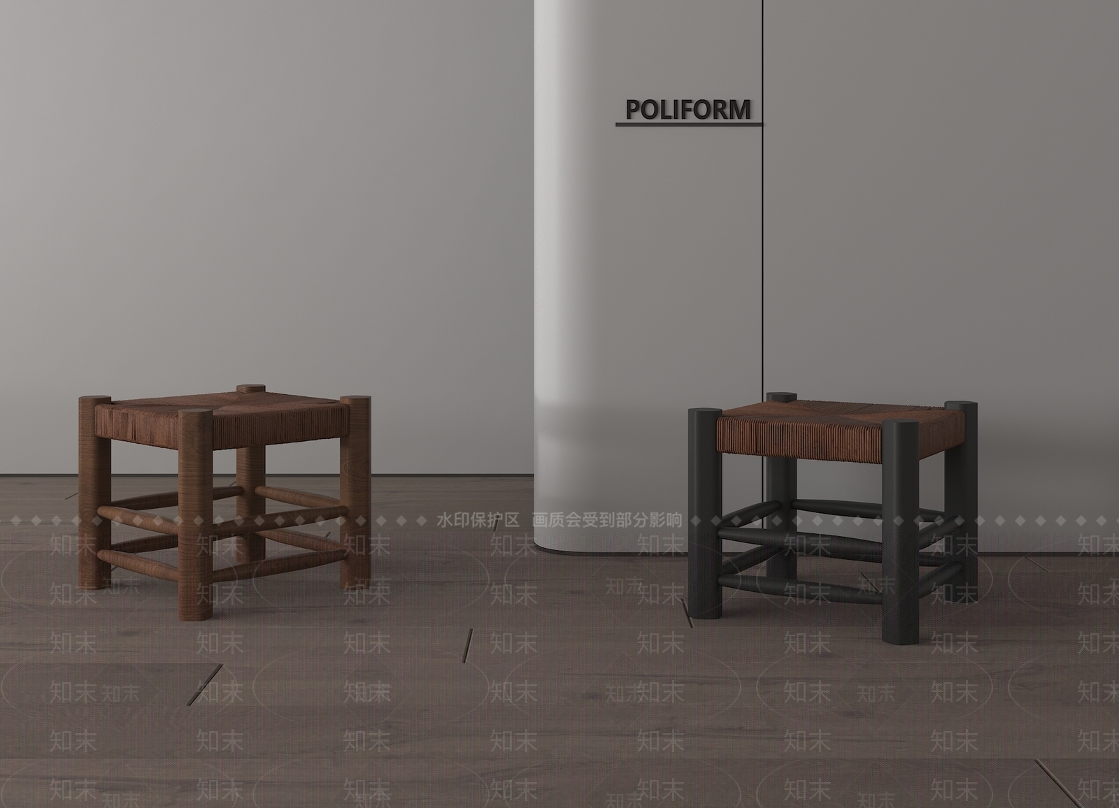 新中式其他凳子3D模型下载【ID:1188056097】
