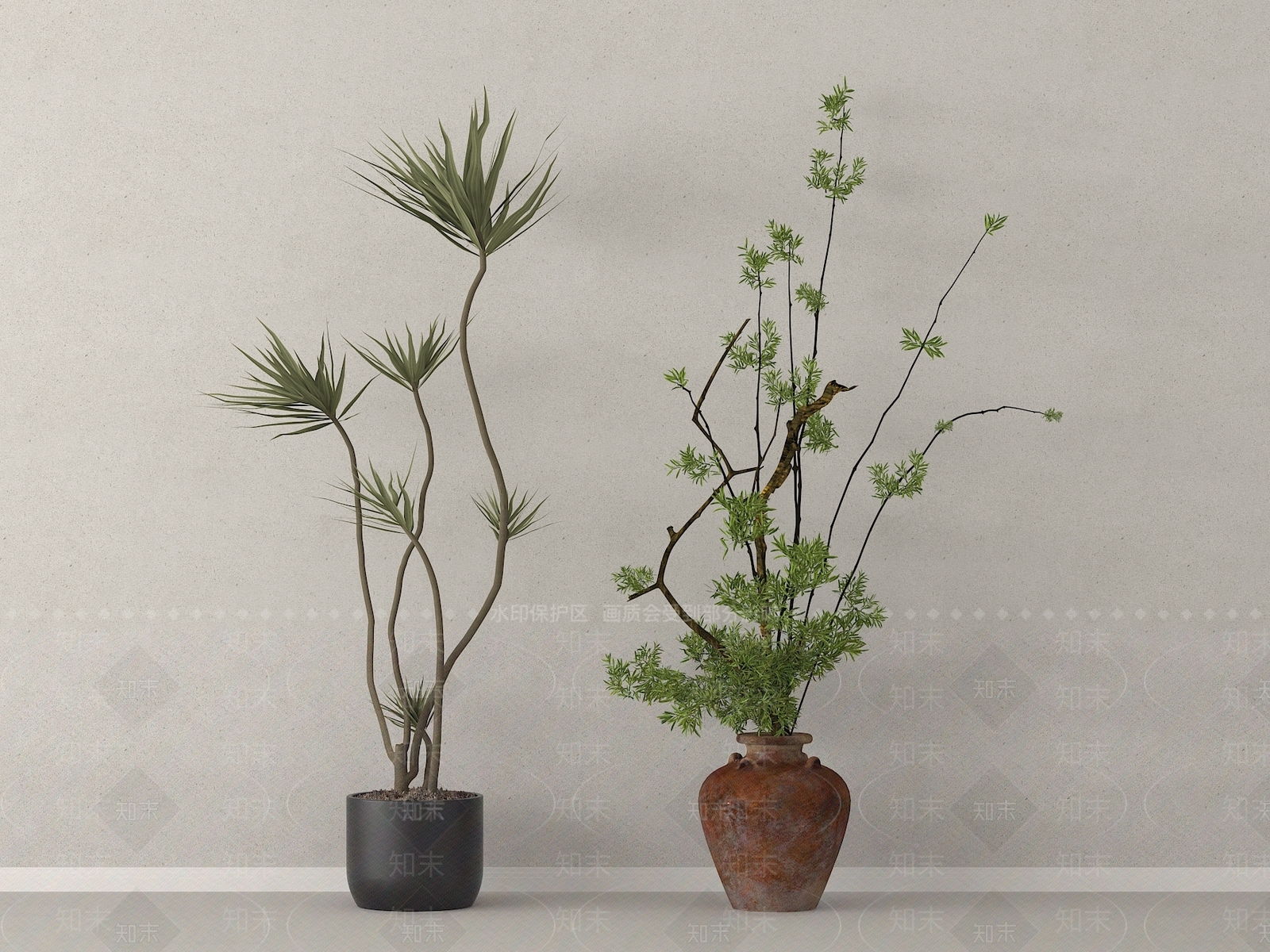 盆栽SU模型下载【ID:1188057779】