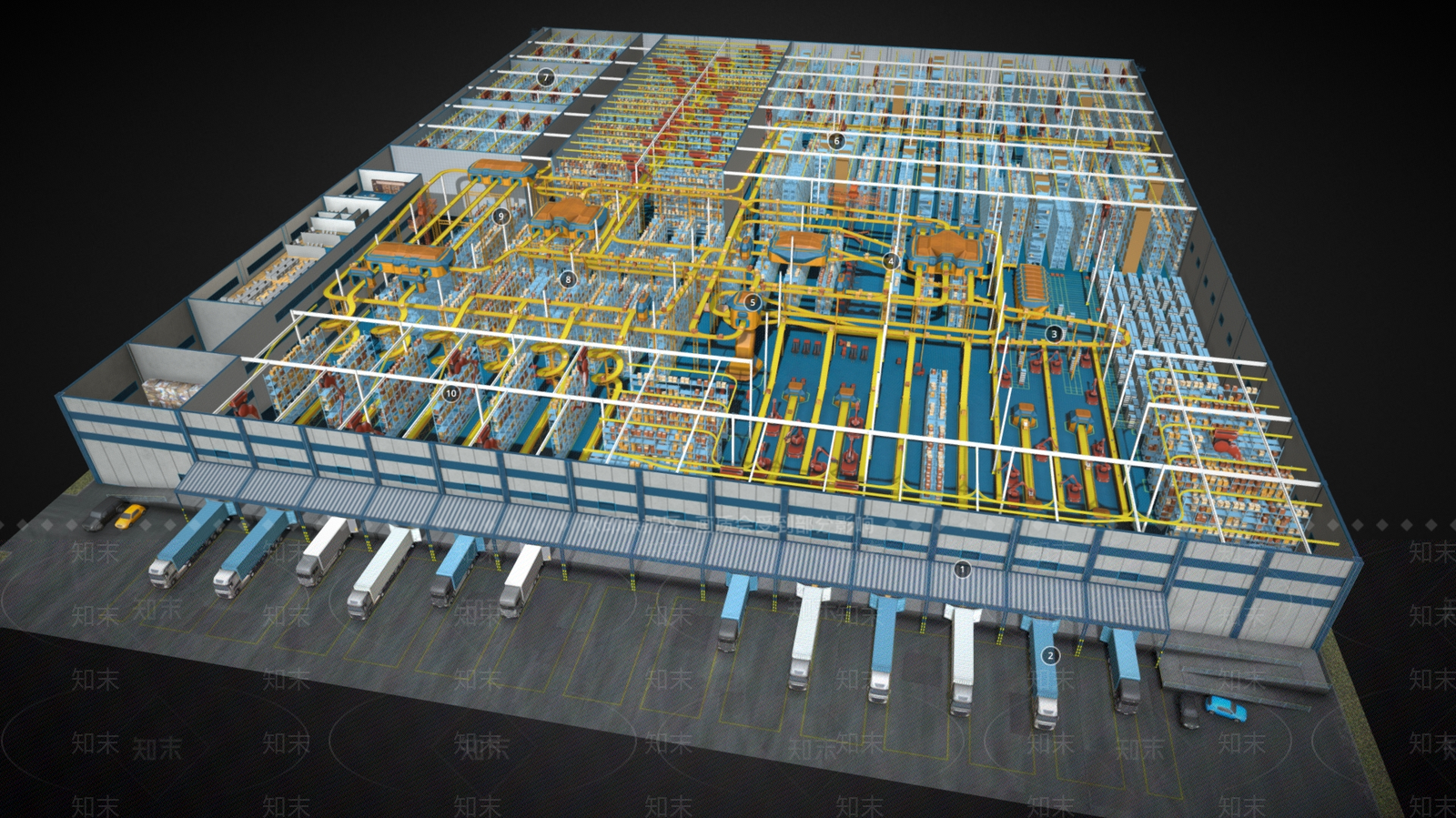 现代艺术风格建筑3D模型下载【ID:1188059390】