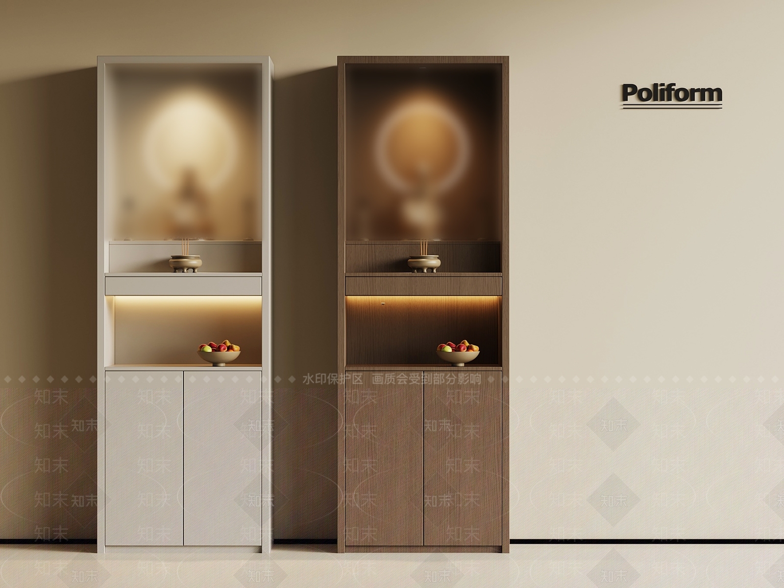 现代佛龛3D模型下载【ID:1188060582】