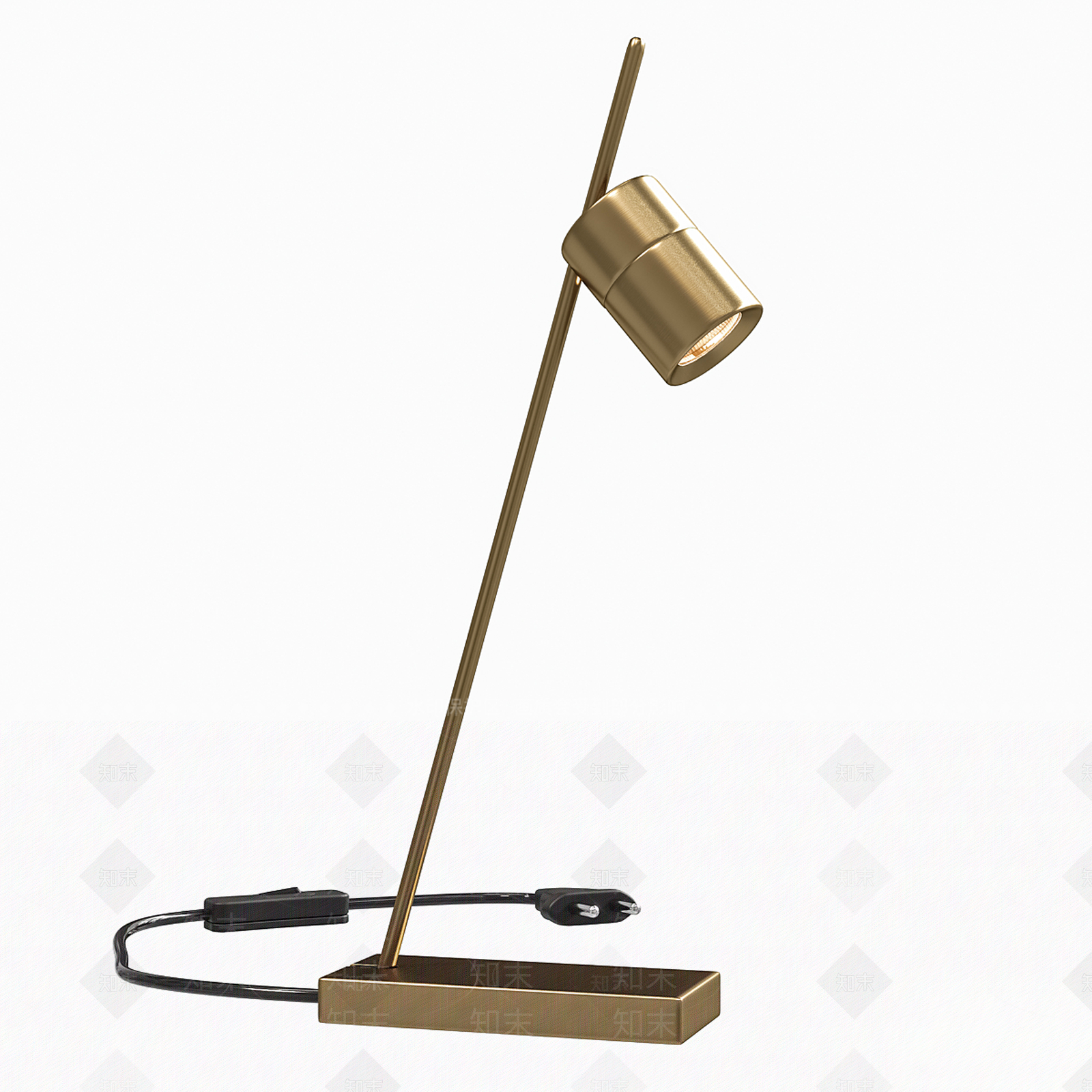 新中式现代台灯3D模型下载【ID:1188061310】