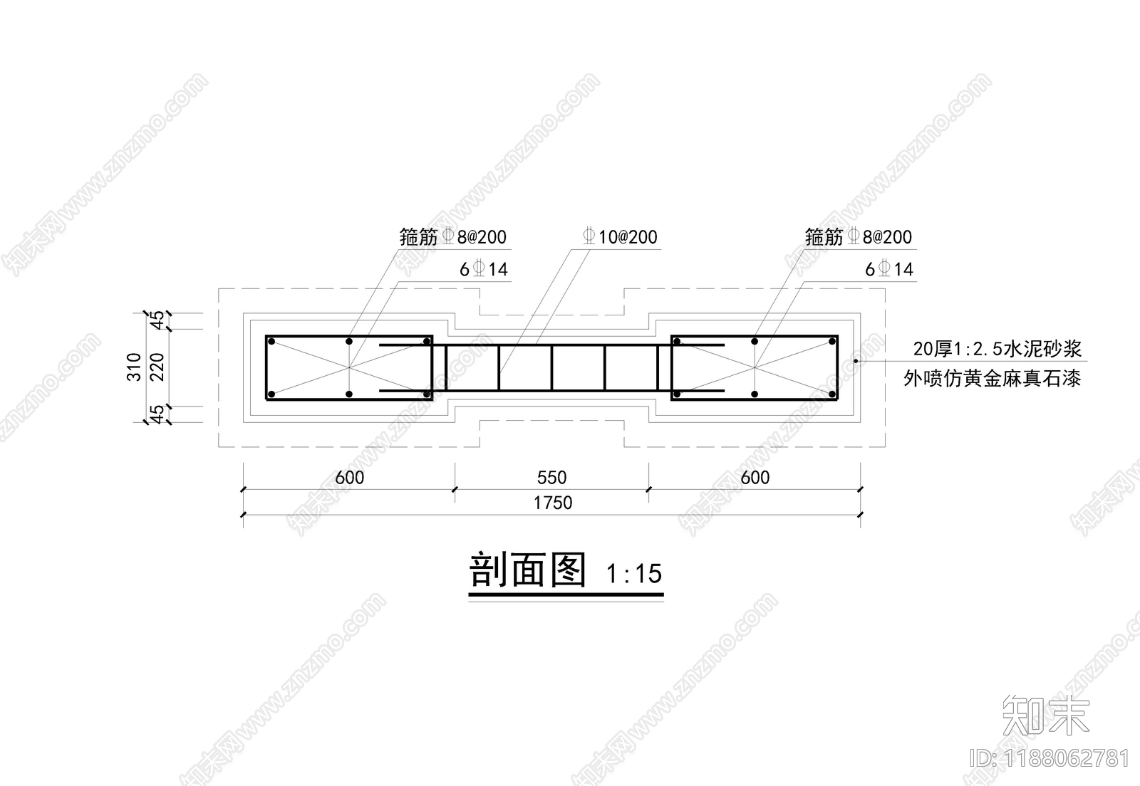 现代围墙图库cad施工图下载【ID:1188062781】