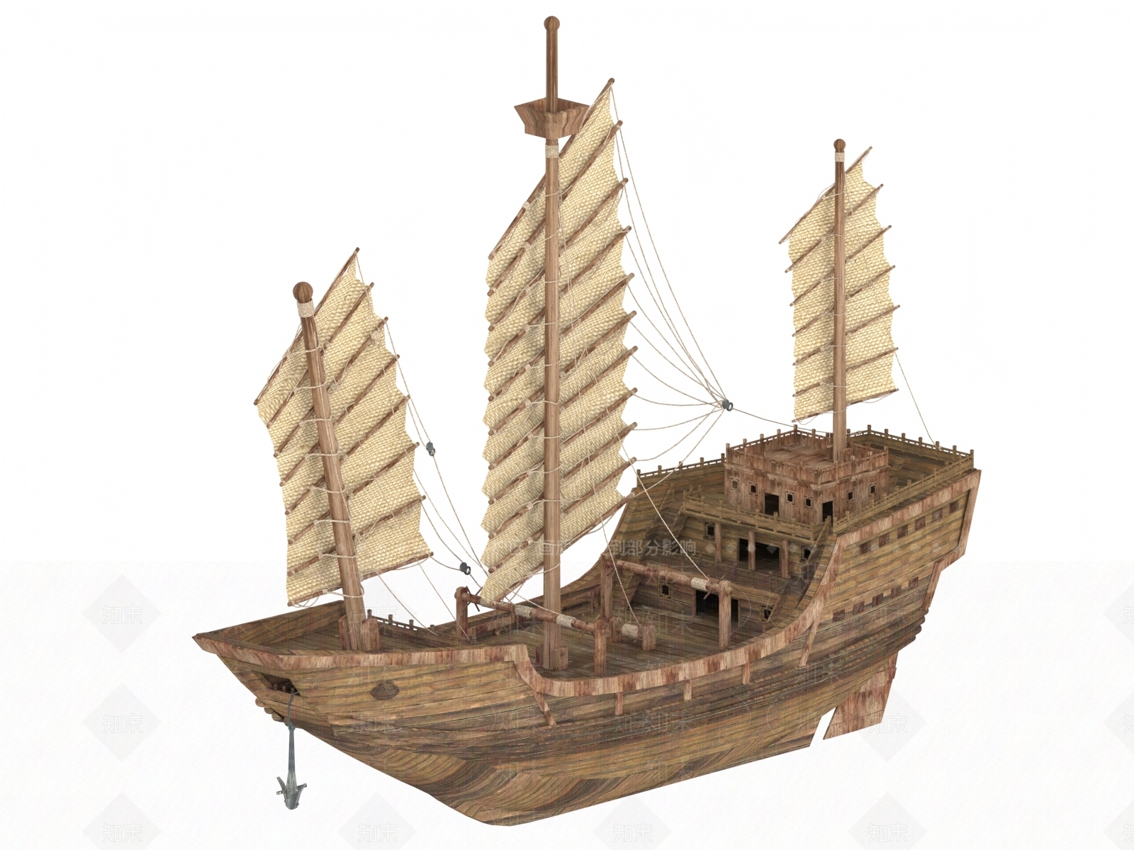 船3D模型下载【ID:1188064921】