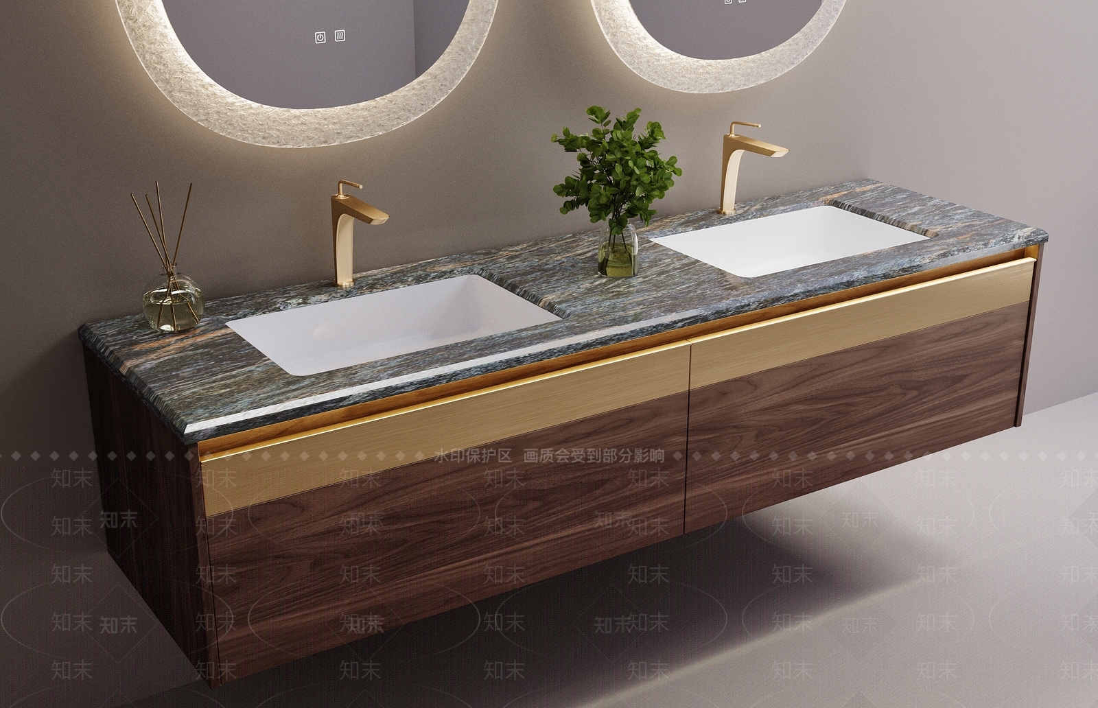 浴室柜3D模型下载【ID:1188070089】