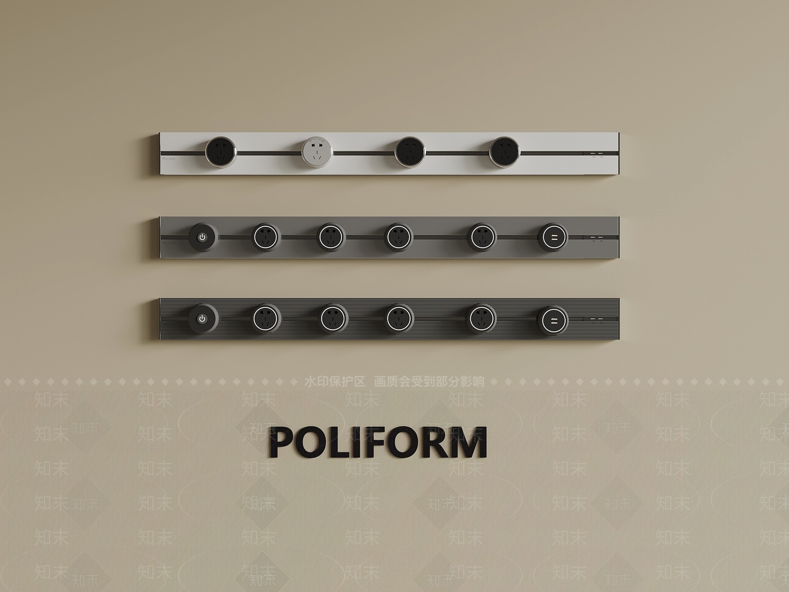 现代插座SU模型下载【ID:1188070071】