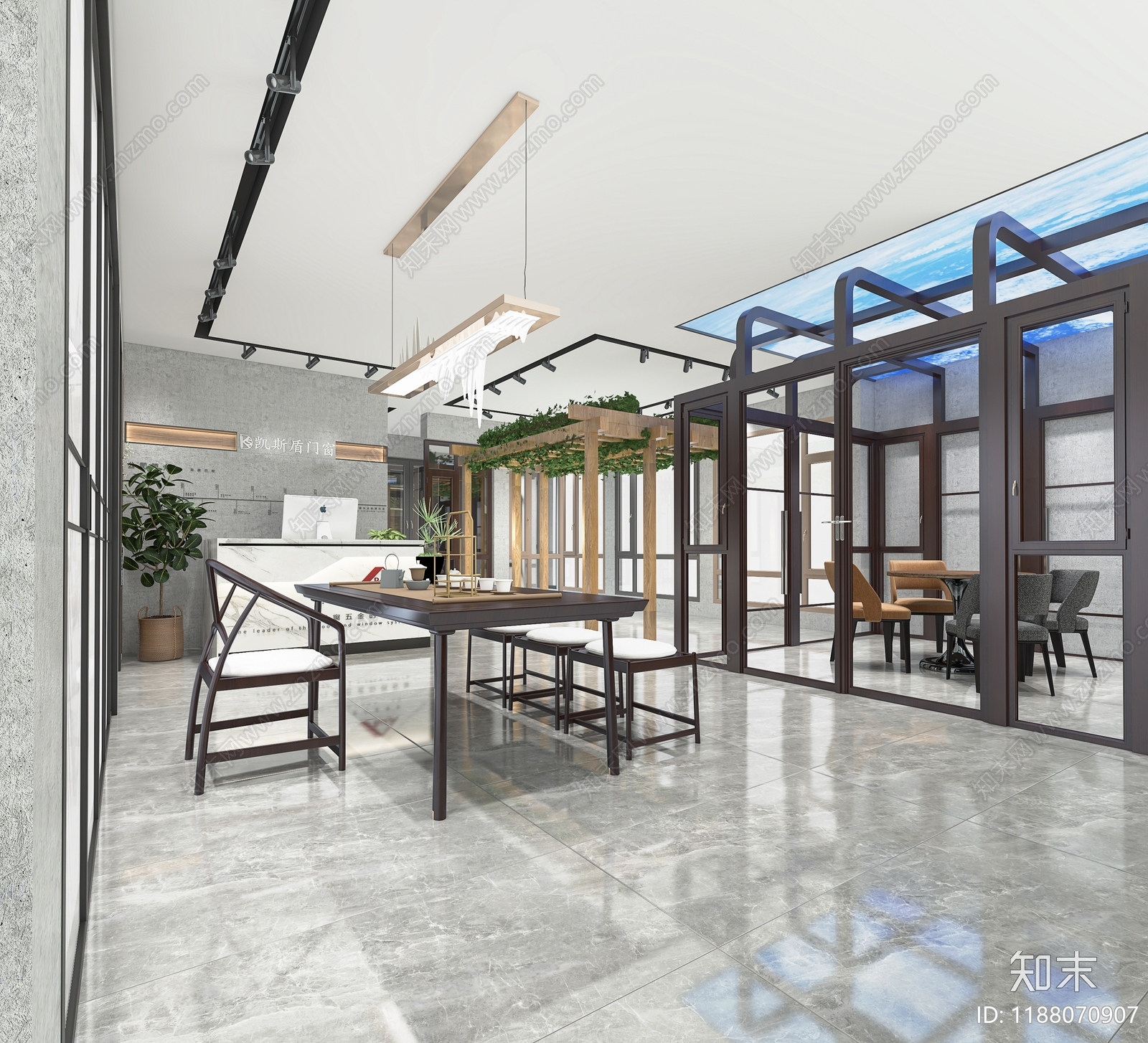 现代其他商业空间cad施工图下载【ID:1188070907】