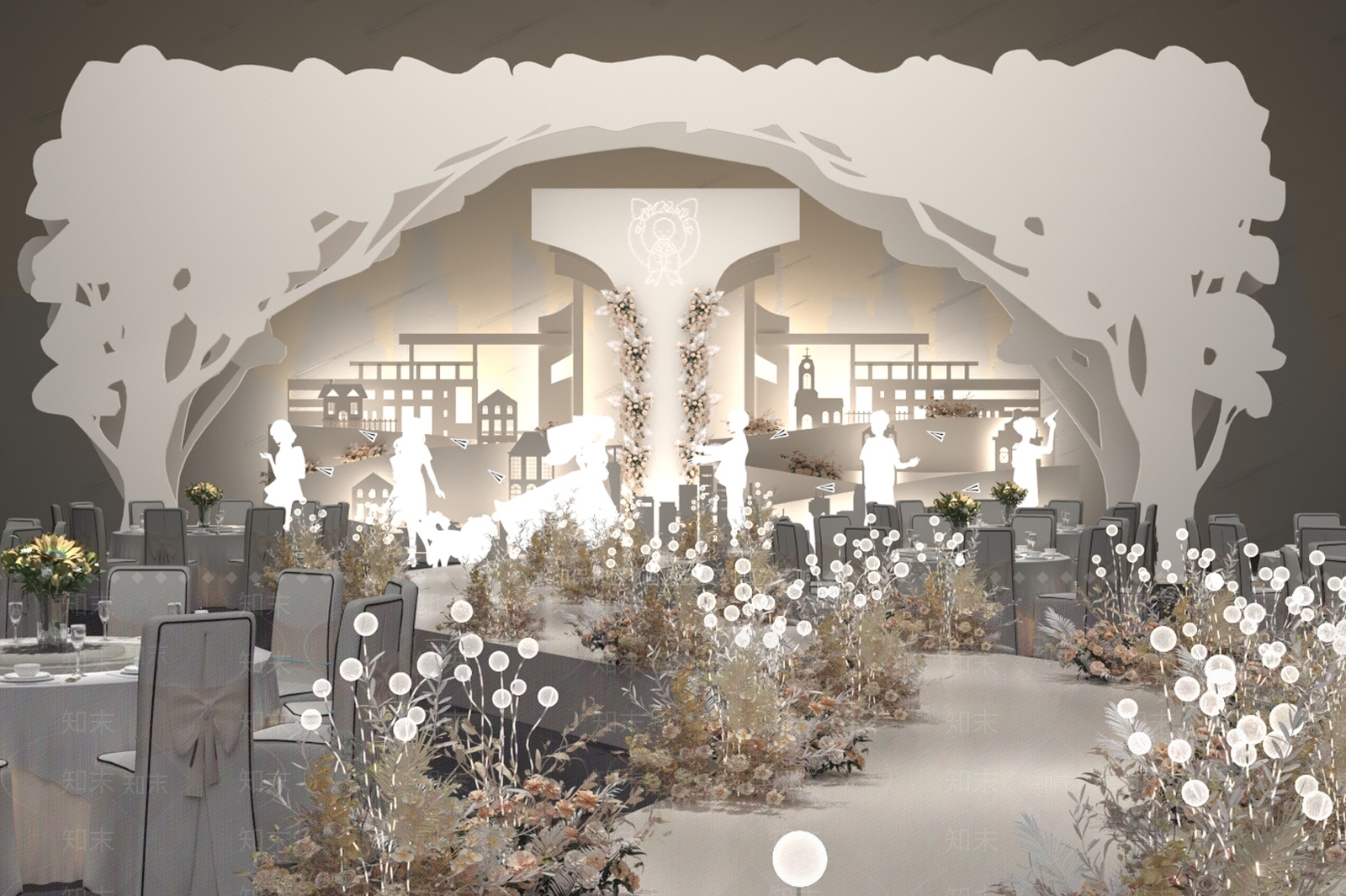 现代美陈3D模型下载【ID:1188071238】