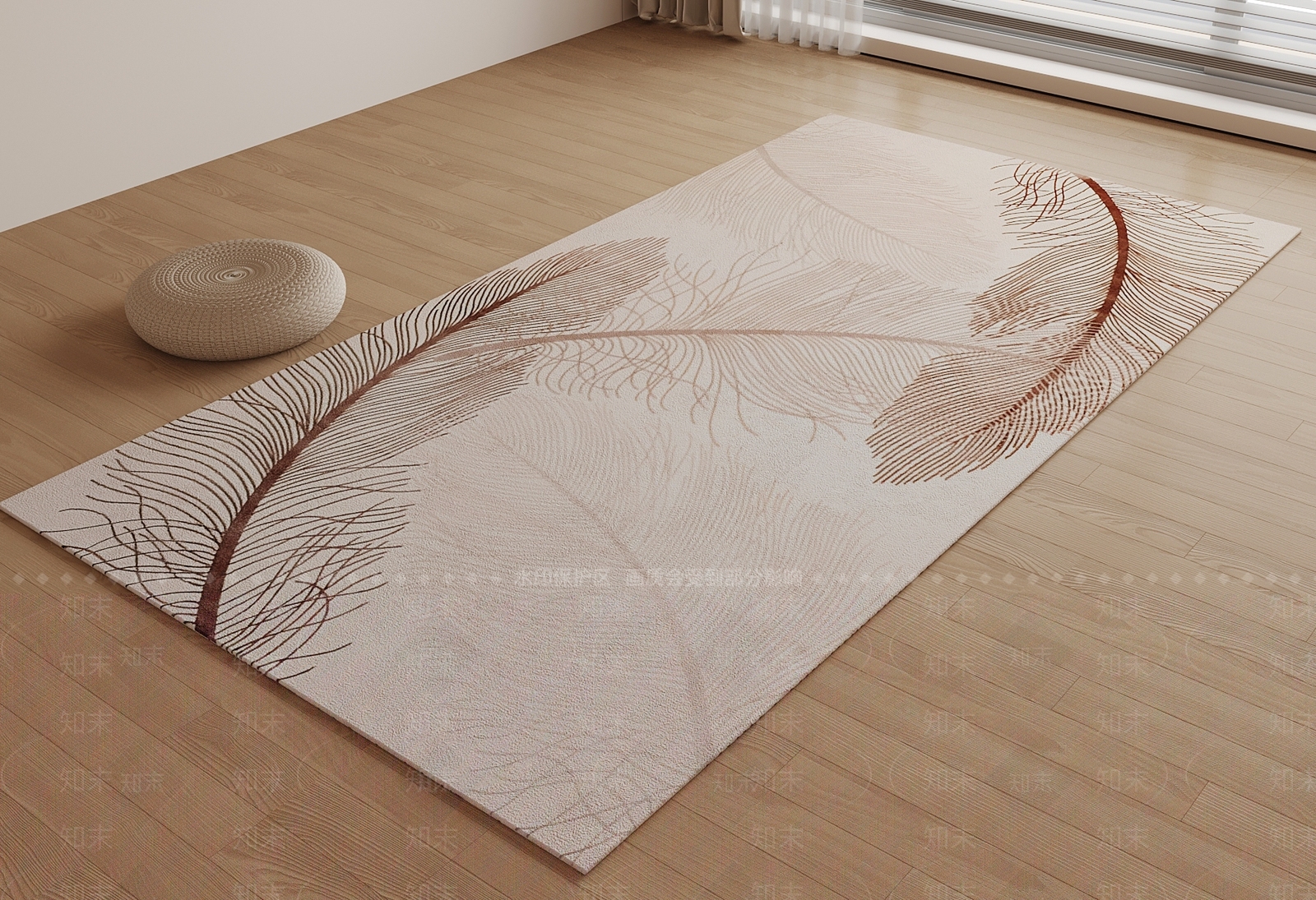 法式地毯3D模型下载【ID:1188075115】