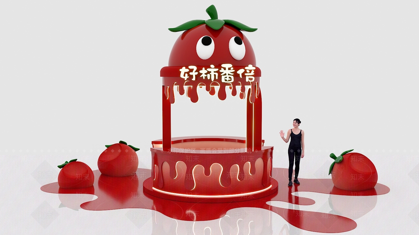 现代奶茶店3D模型下载【ID:1188078003】