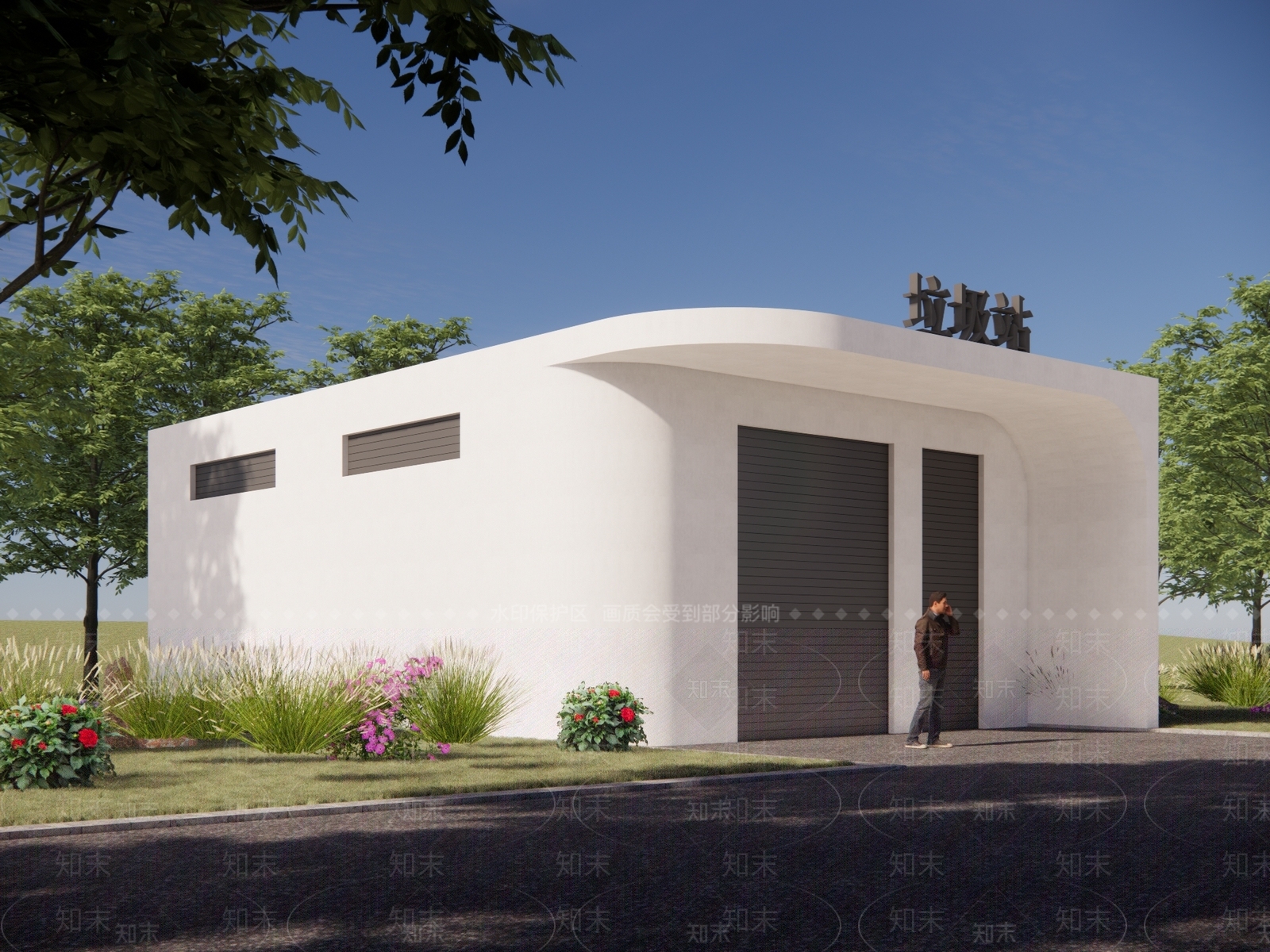 现代小公建SU模型下载【ID:1188088704】