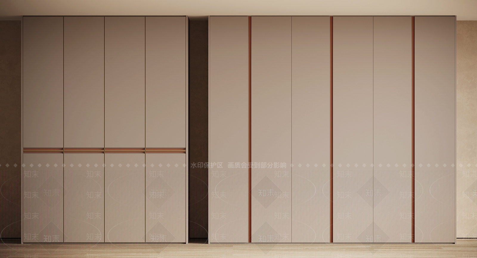 现代新中式衣柜3D模型下载【ID:1188090856】