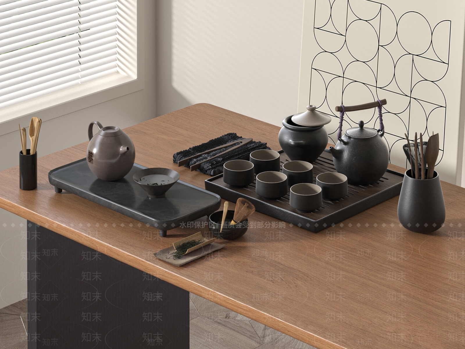 茶具3D模型下载【ID:1188103817】