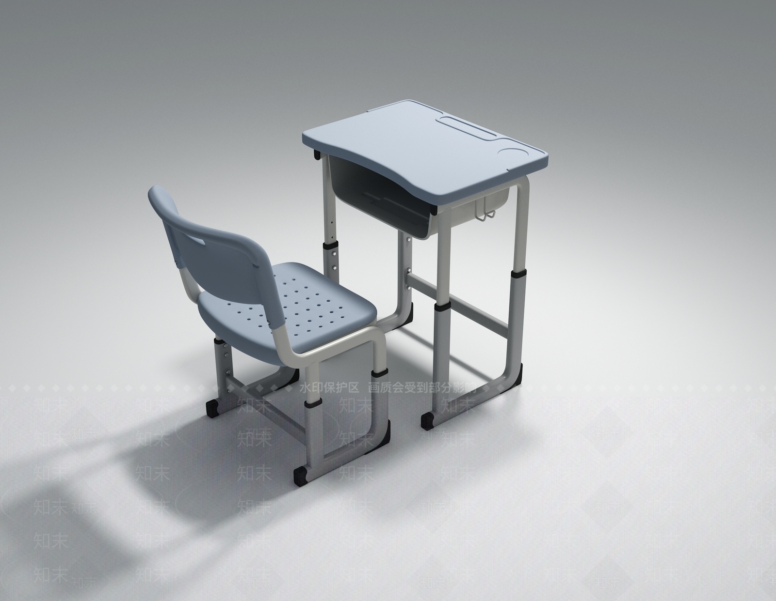 现代办公桌3D模型下载【ID:1188106083】