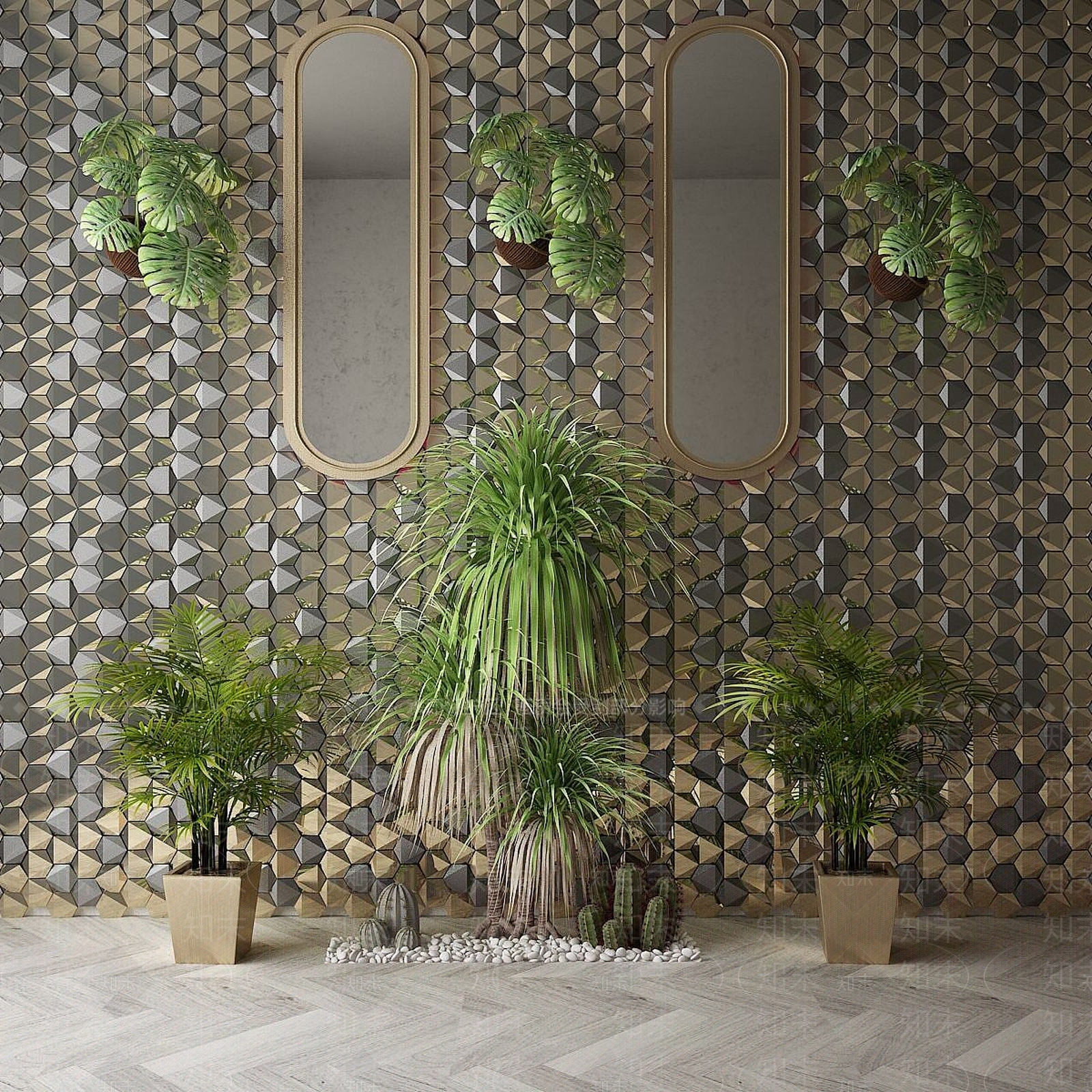 现代佛龛3D模型下载【ID:1188111387】