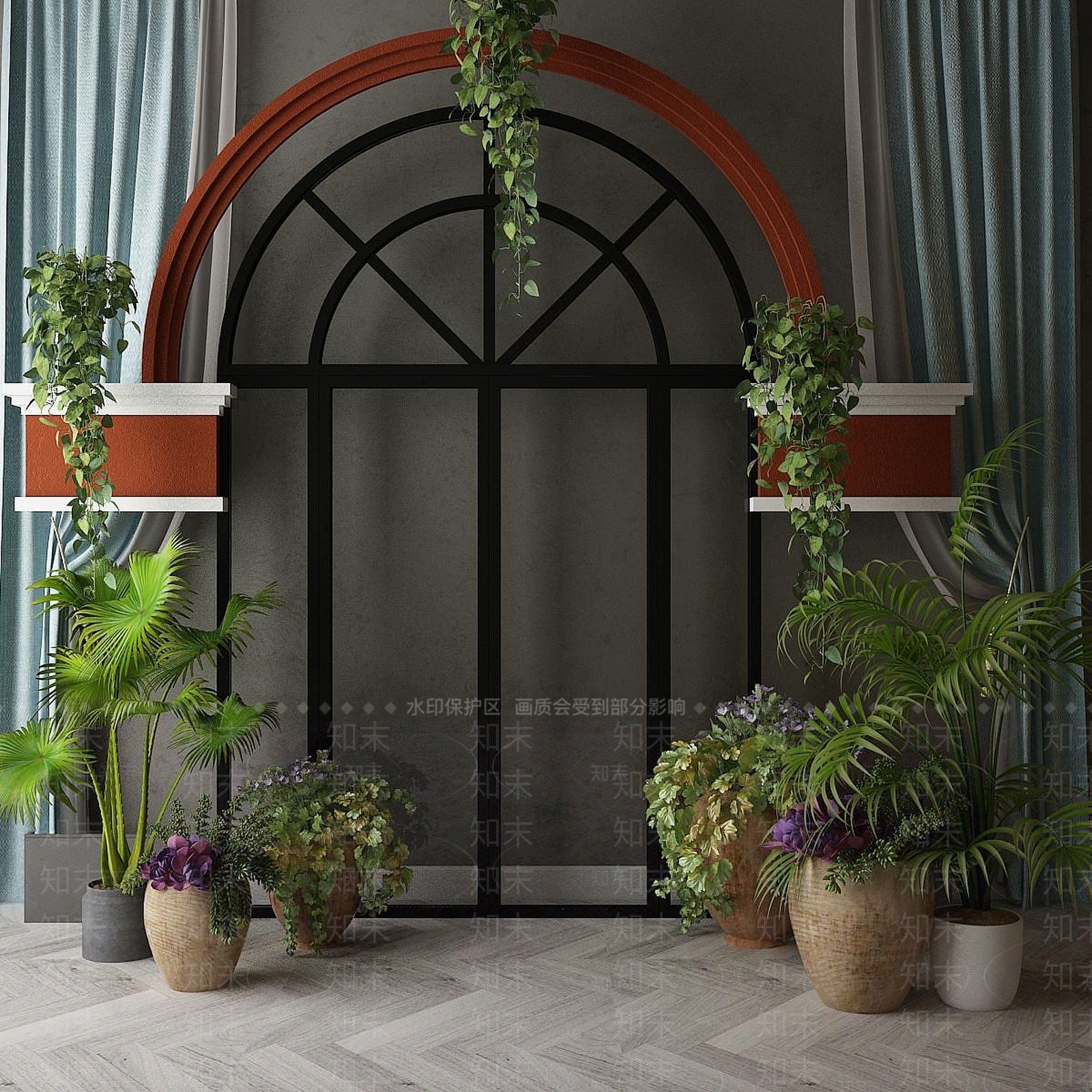 现代佛龛3D模型下载【ID:1188112434】