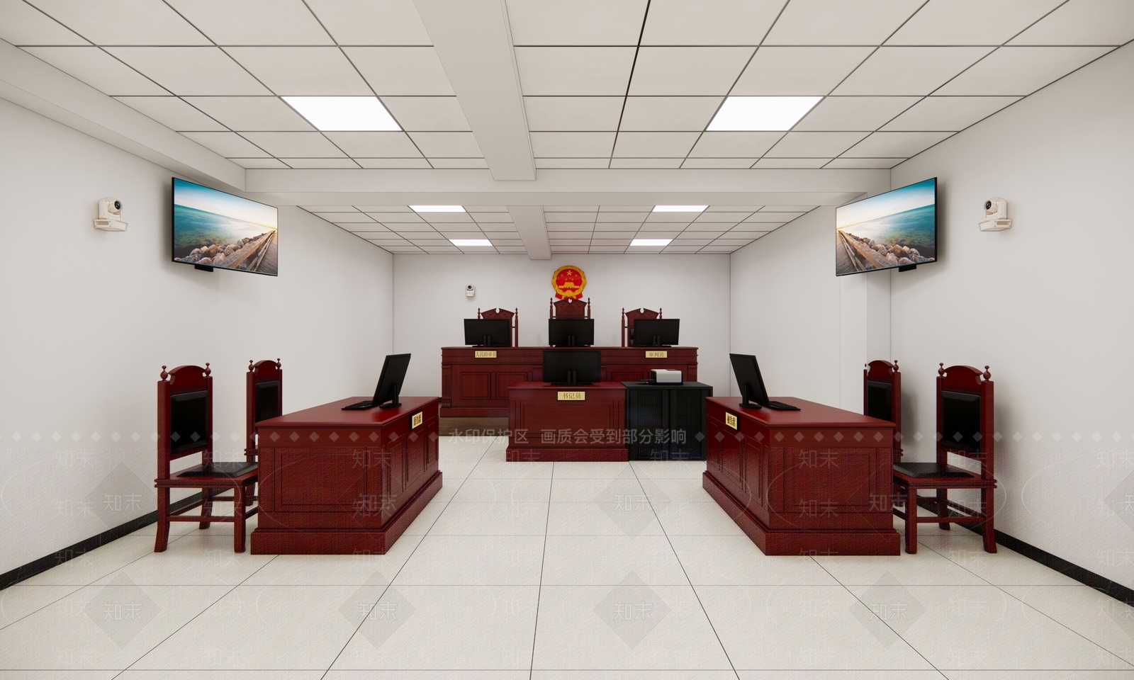 现代其他办公区域SU模型下载【ID:1188113424】