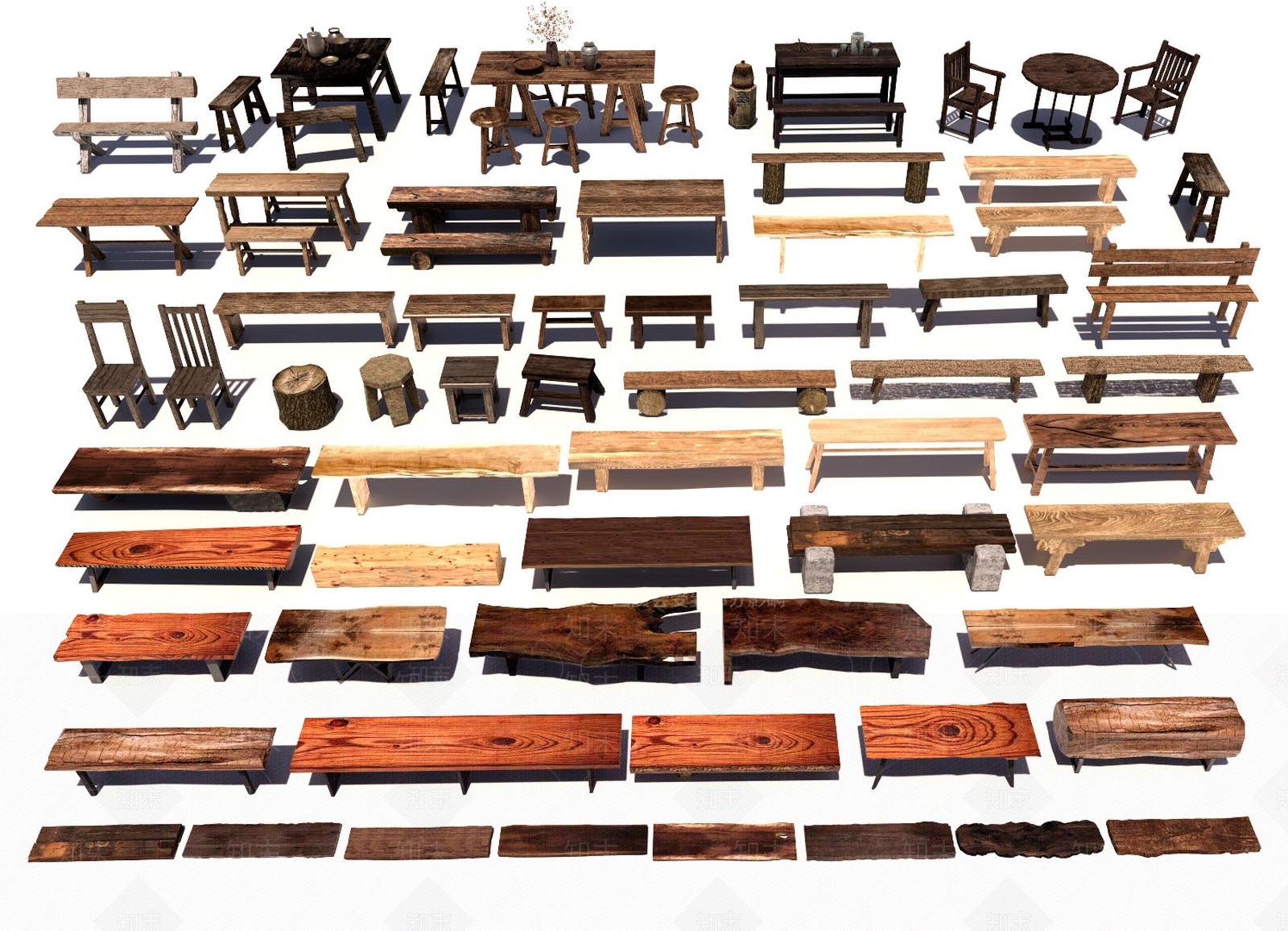 新中式中式其他户外家具SU模型下载【ID:1188121568】