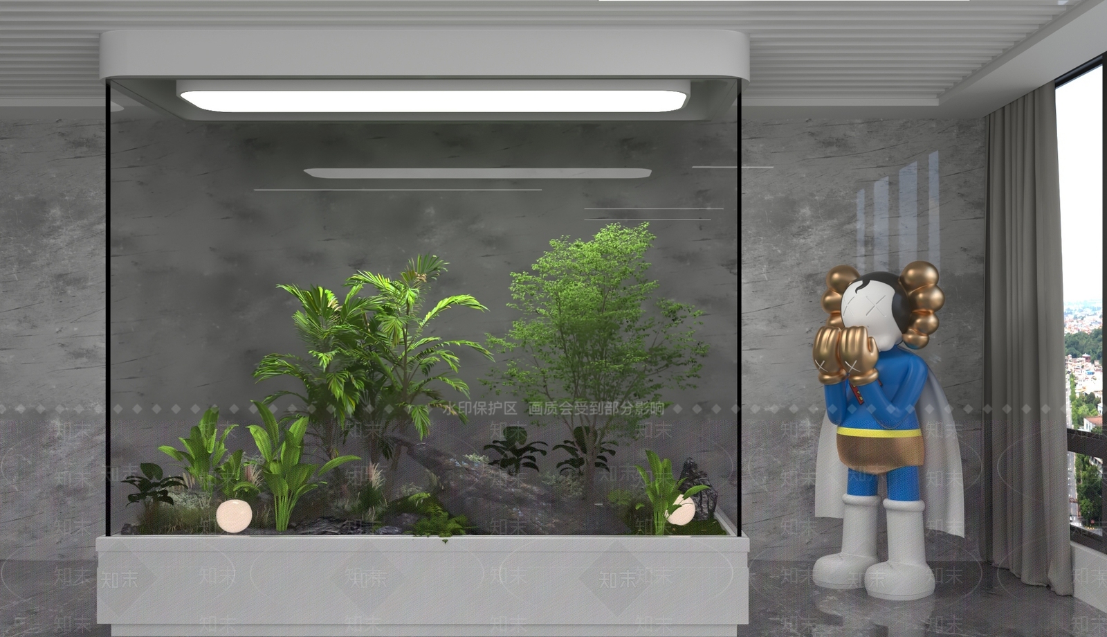 植物堆3D模型下载【ID:1188123215】