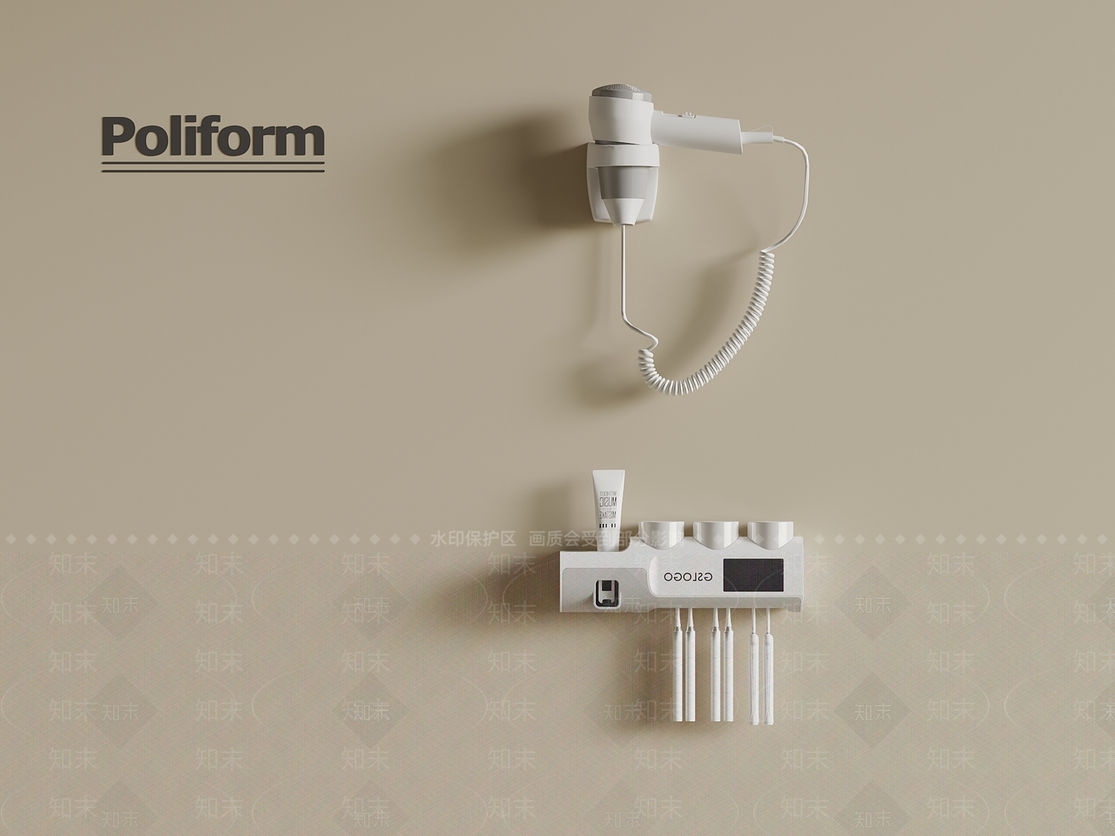 洗浴用品3D模型下载【ID:1188123425】