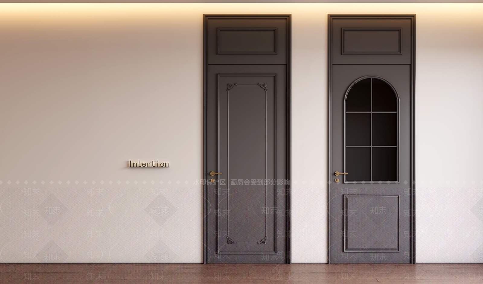 法式单开门3D模型下载【ID:1188124430】