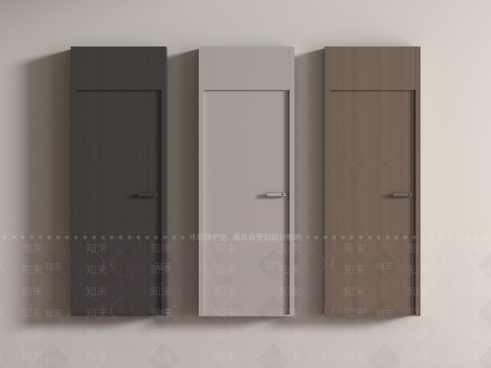 现代单开门3D模型下载【ID:1188131505】