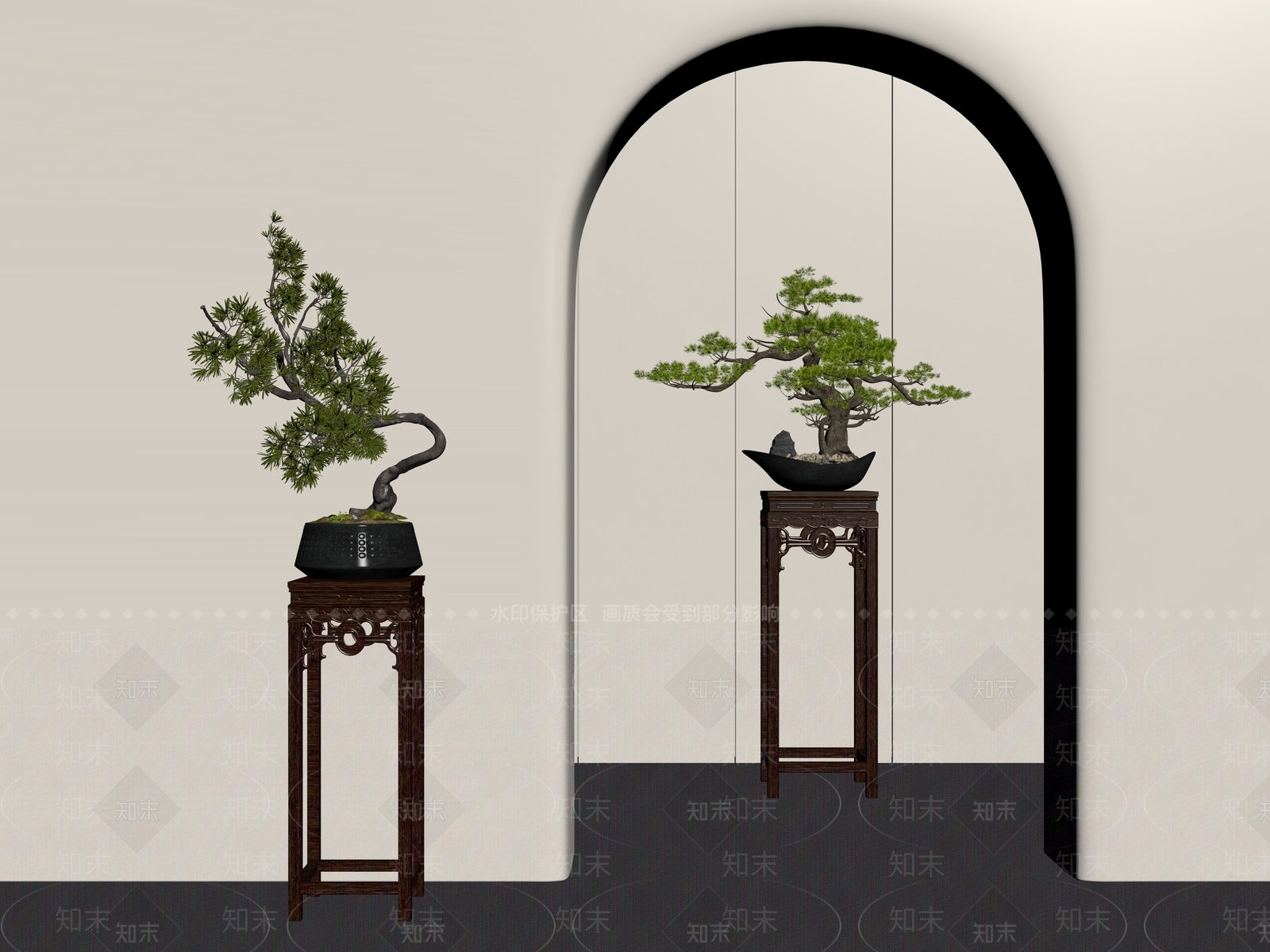 盆栽SU模型下载【ID:1188134096】