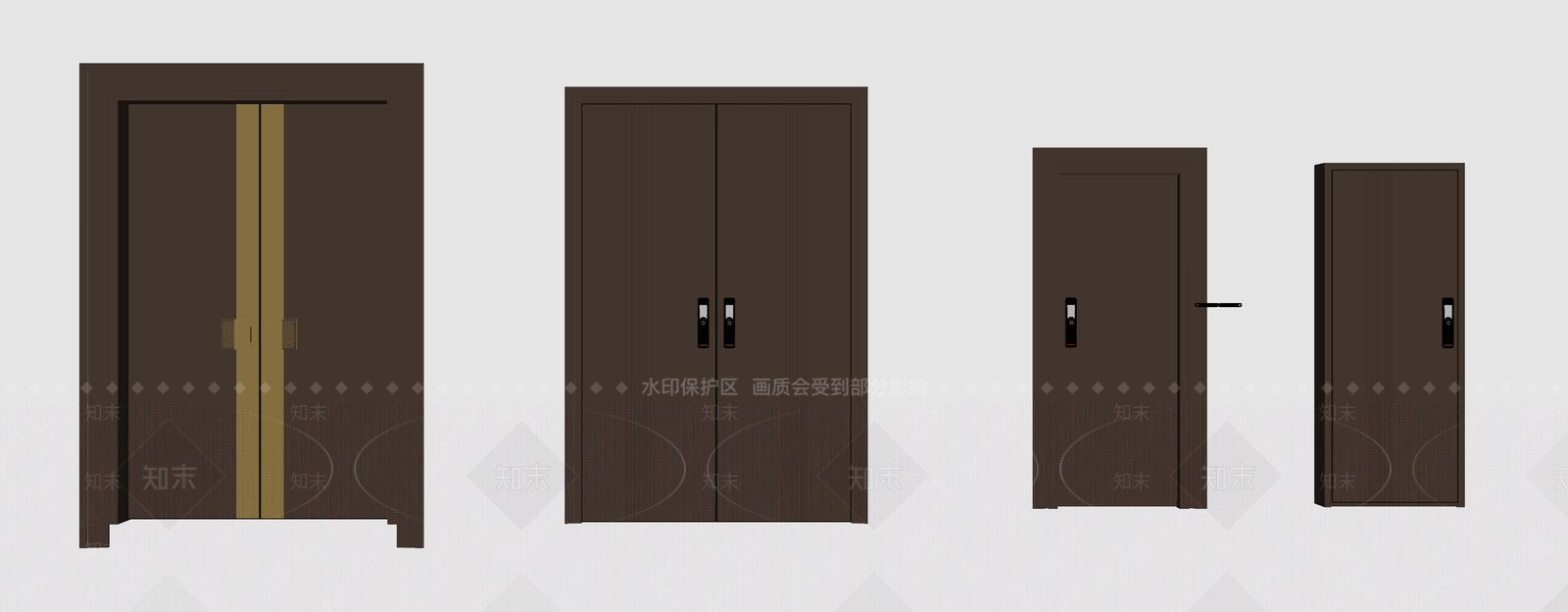 现代双开门SU模型下载【ID:1188135042】