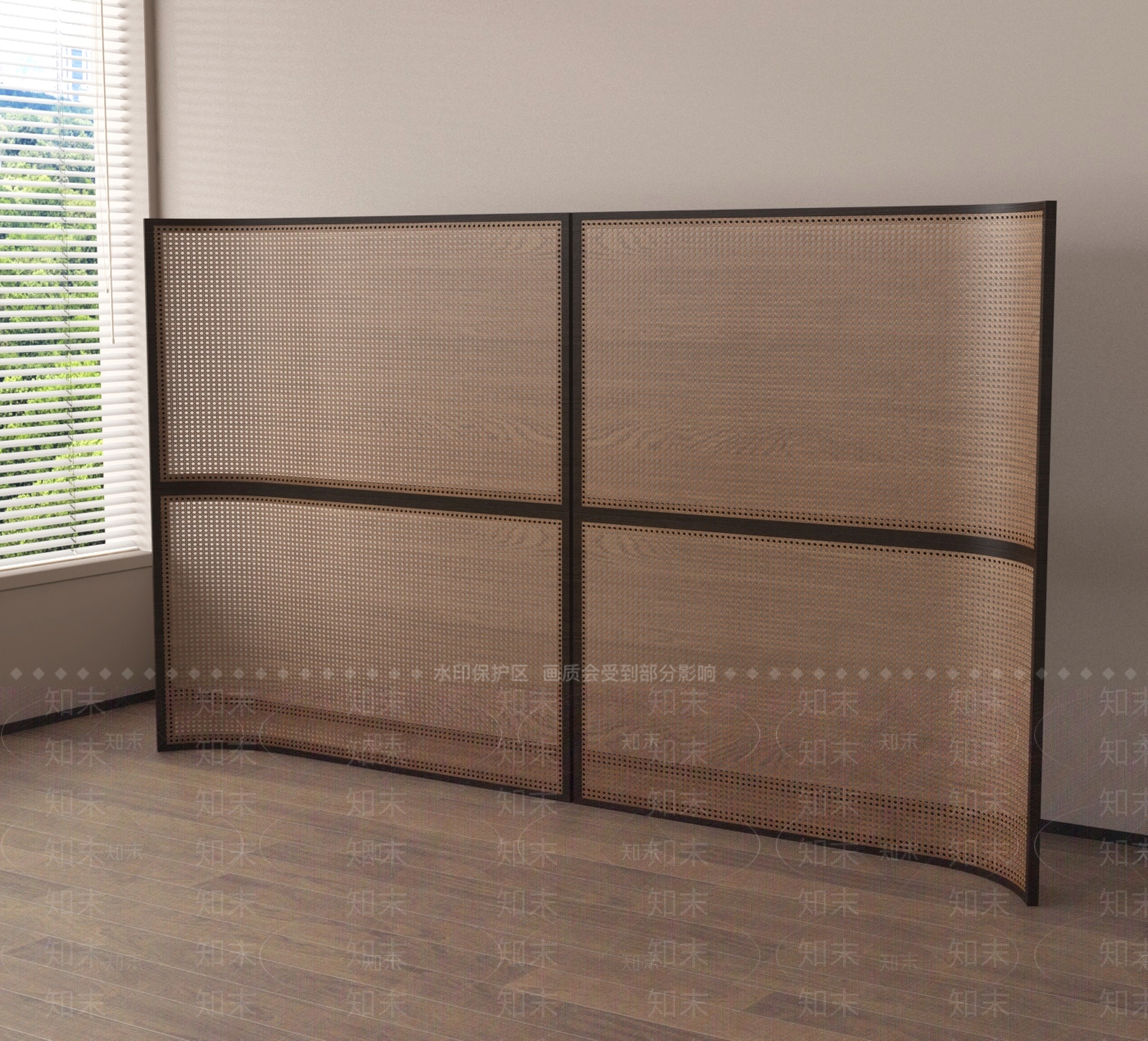 现代屏风SU模型下载【ID:1188137474】