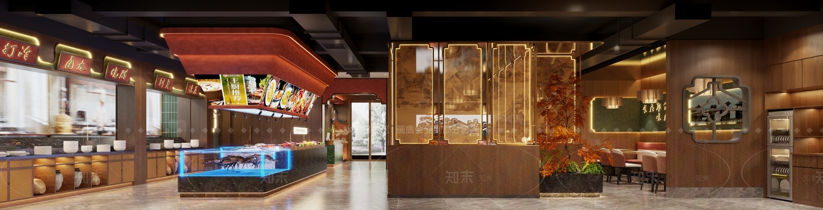 新中式茶叶店3D模型下载【ID:1215052318】
