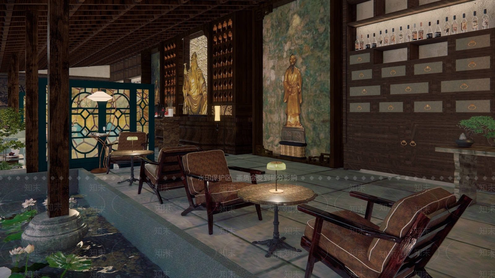 复古中古其他店铺SU模型下载【ID:1188325230】