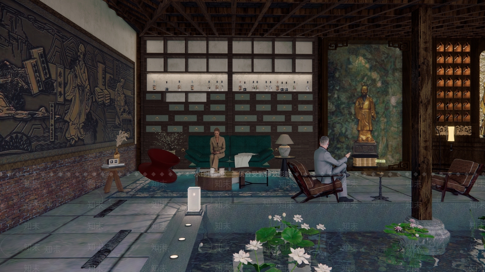 复古中古其他店铺SU模型下载【ID:1188325230】