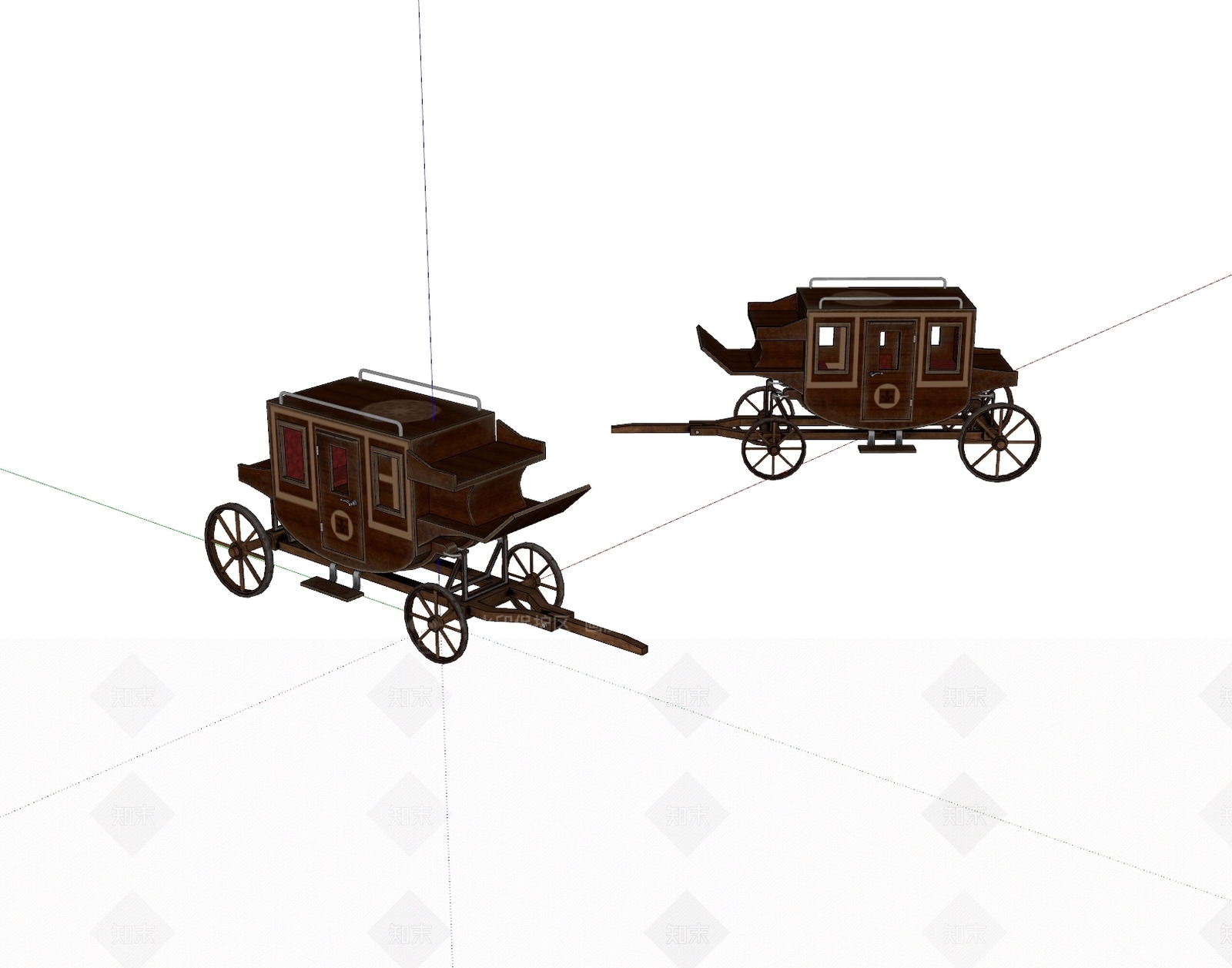 马车SU模型下载【ID:1188139765】