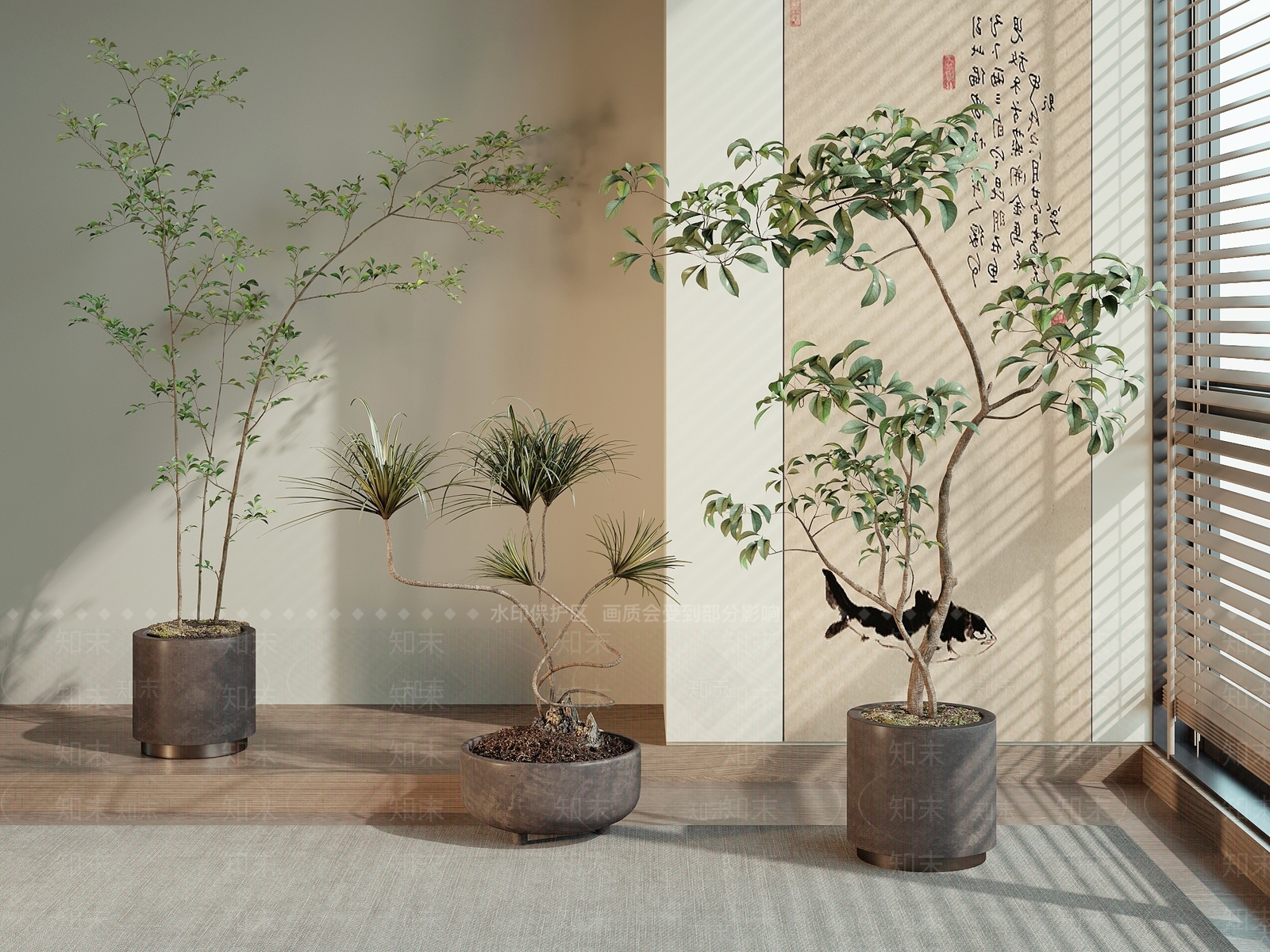 盆栽3D模型下载【ID:1188141722】