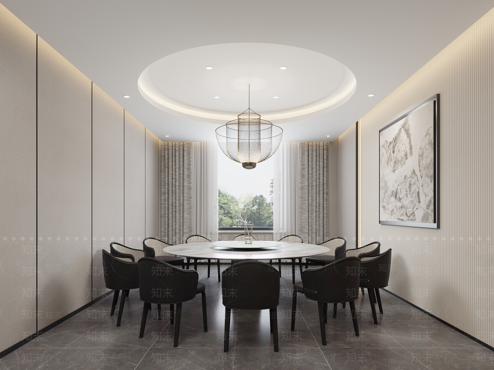 现代包厢3D模型下载【ID:1188141677】