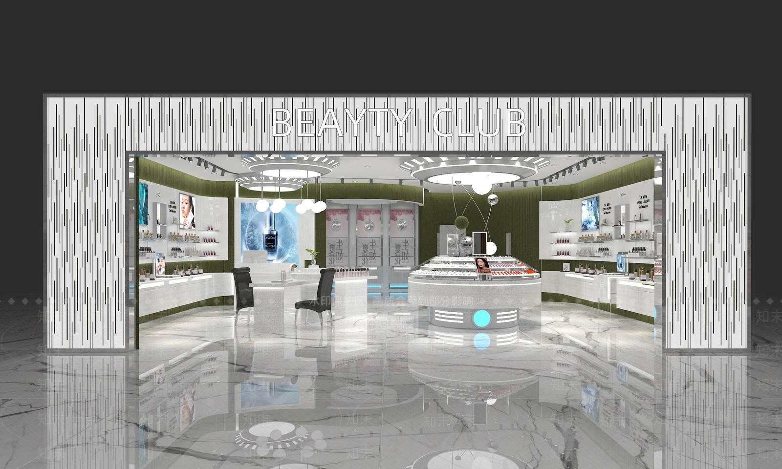 现代轻奢商场3D模型下载【ID:1188141910】