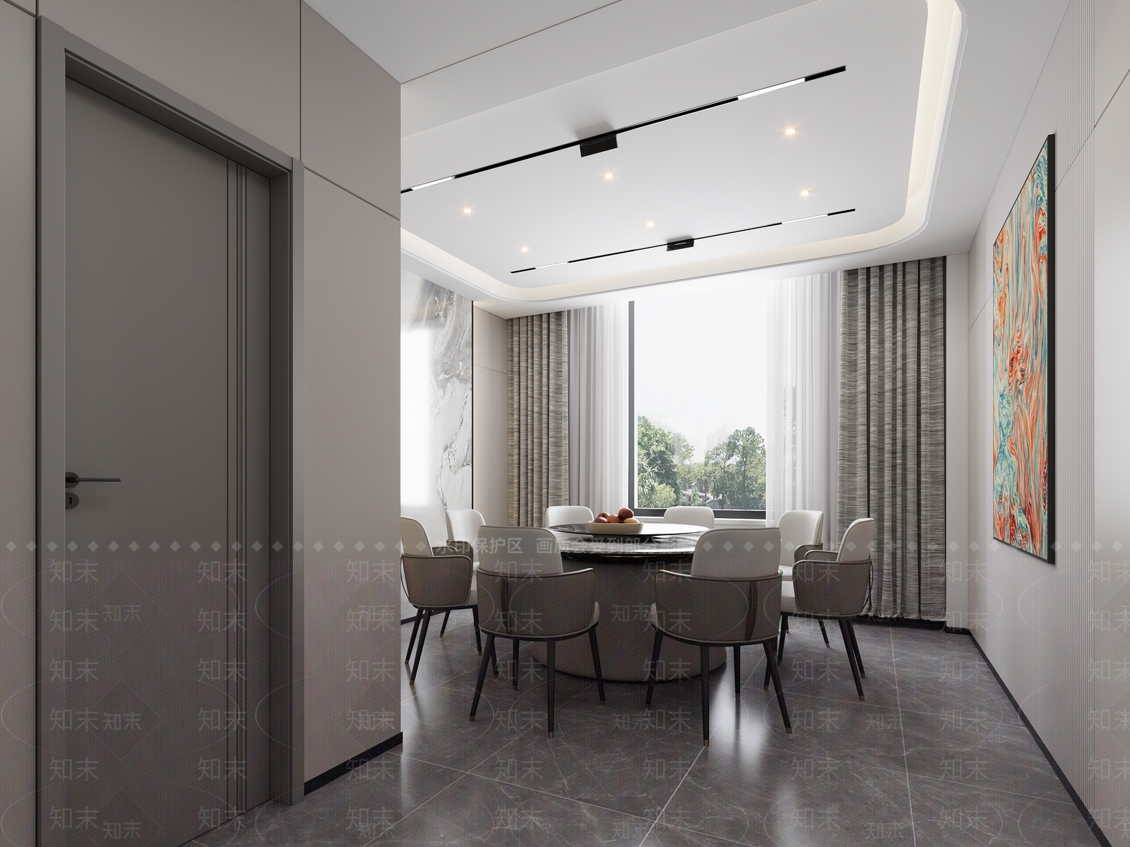 现代包厢3D模型下载【ID:1188142576】