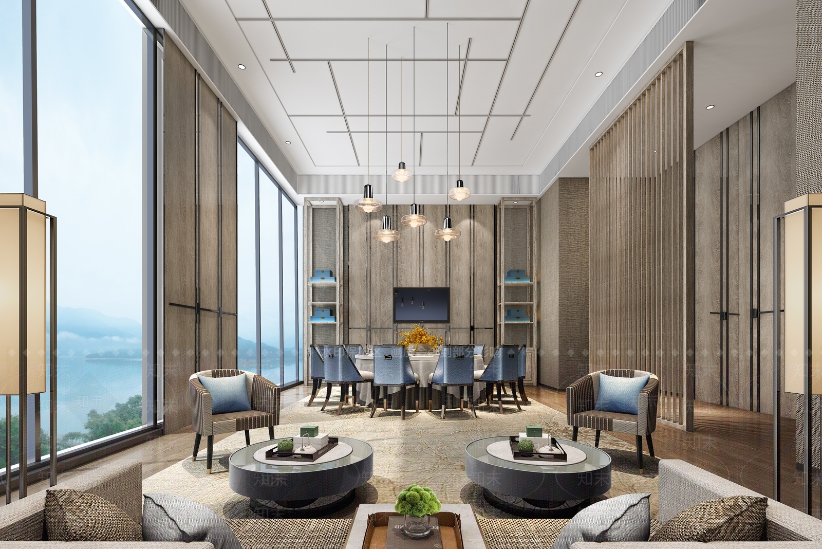 现代包厢3D模型下载【ID:1188156577】