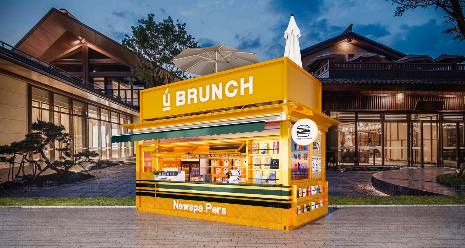 集装箱SU模型下载【ID:1188157875】