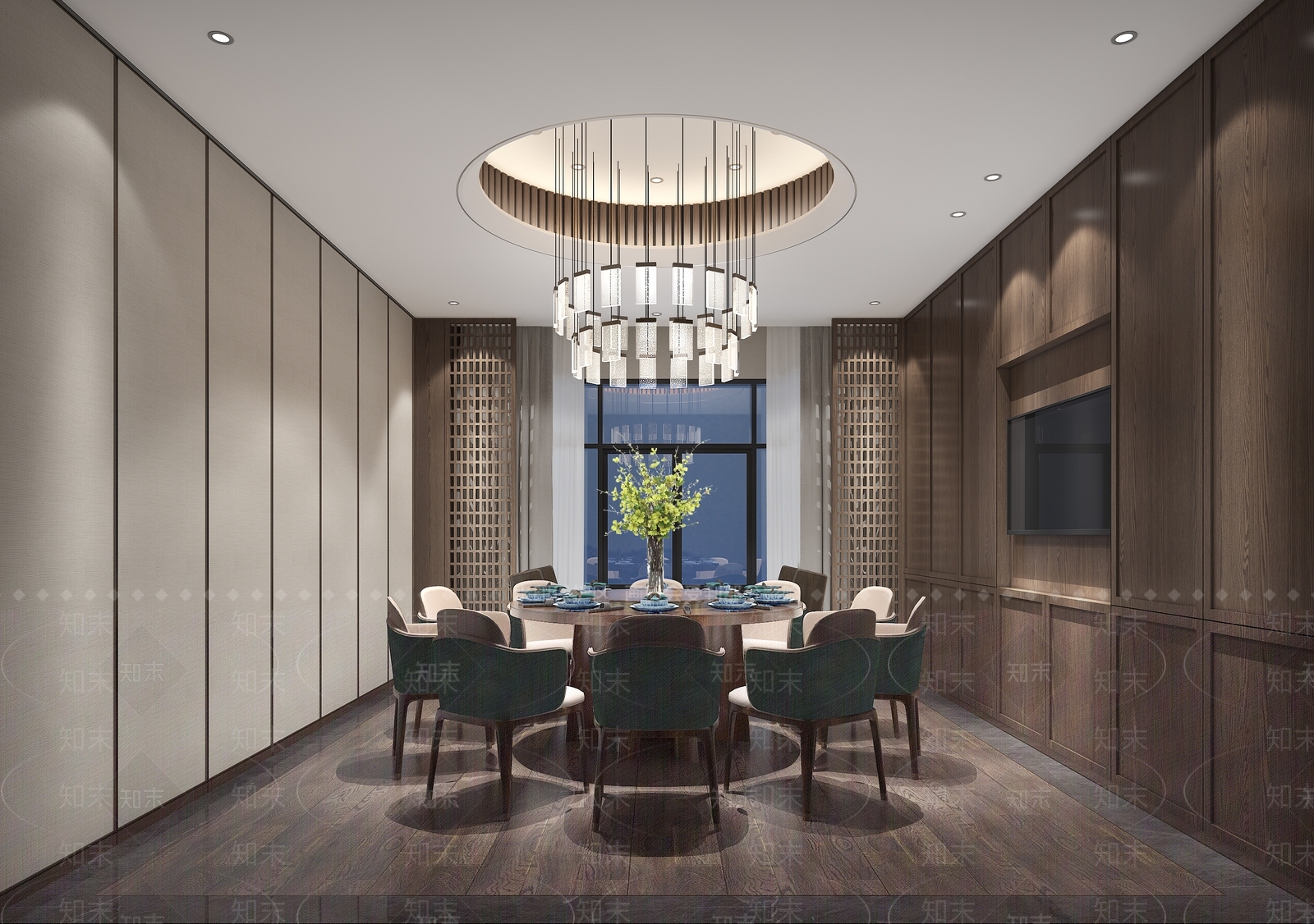 现代包厢3D模型下载【ID:1188158409】