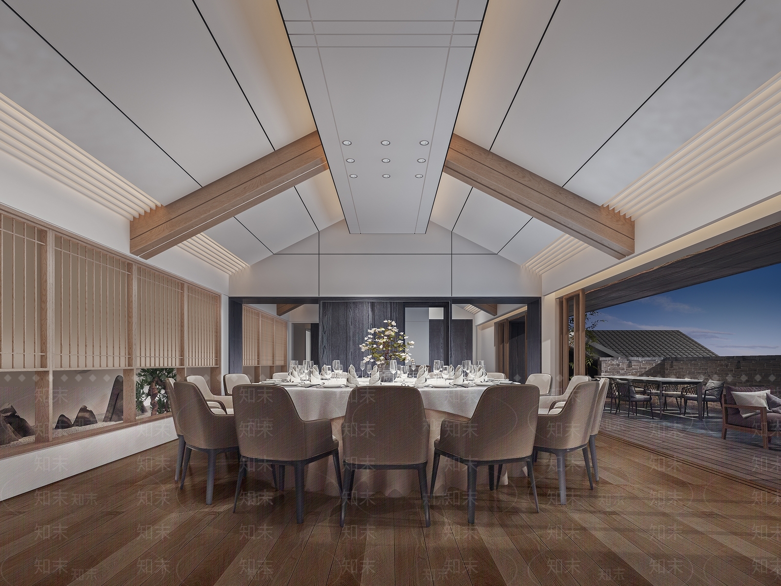 现代包厢3D模型下载【ID:1188158525】
