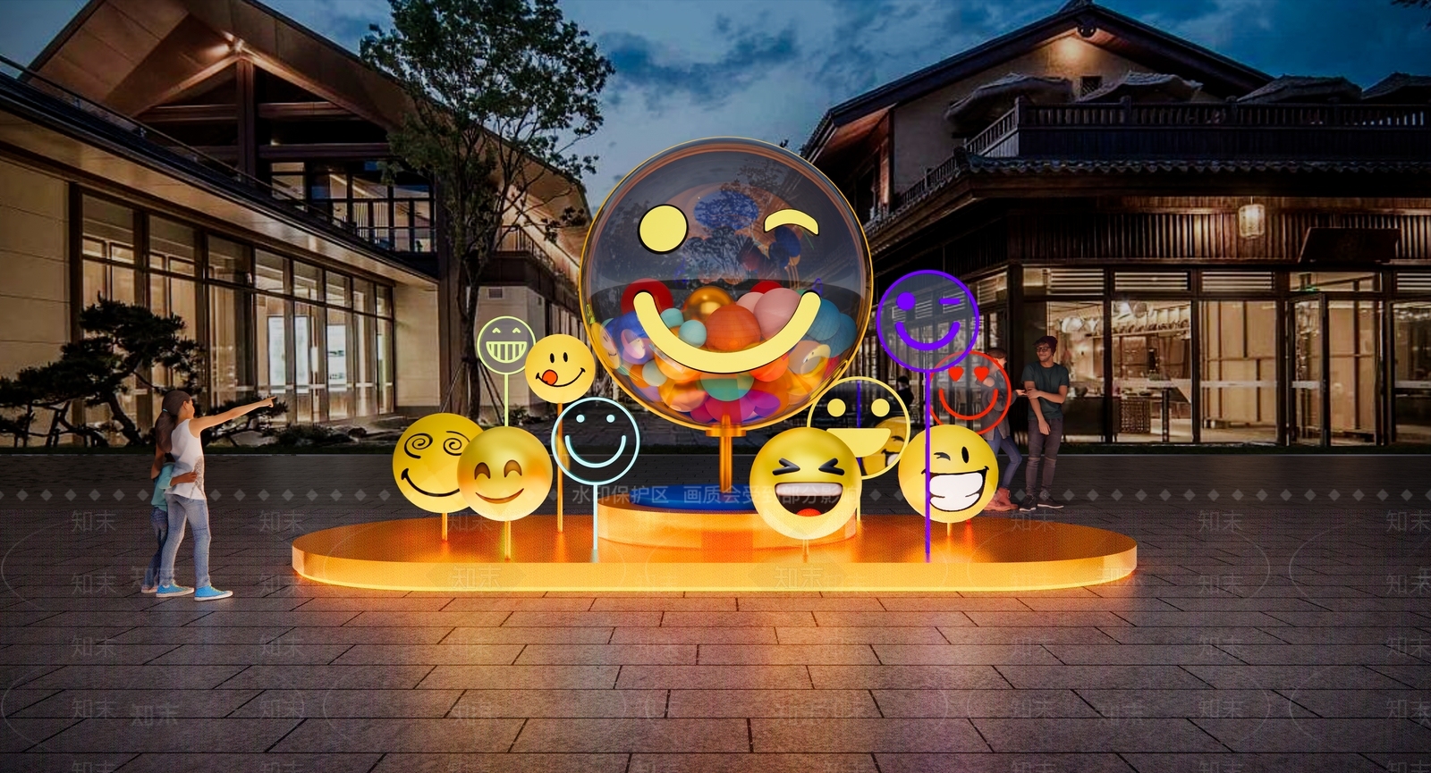 现代美陈3D模型下载【ID:1188160942】
