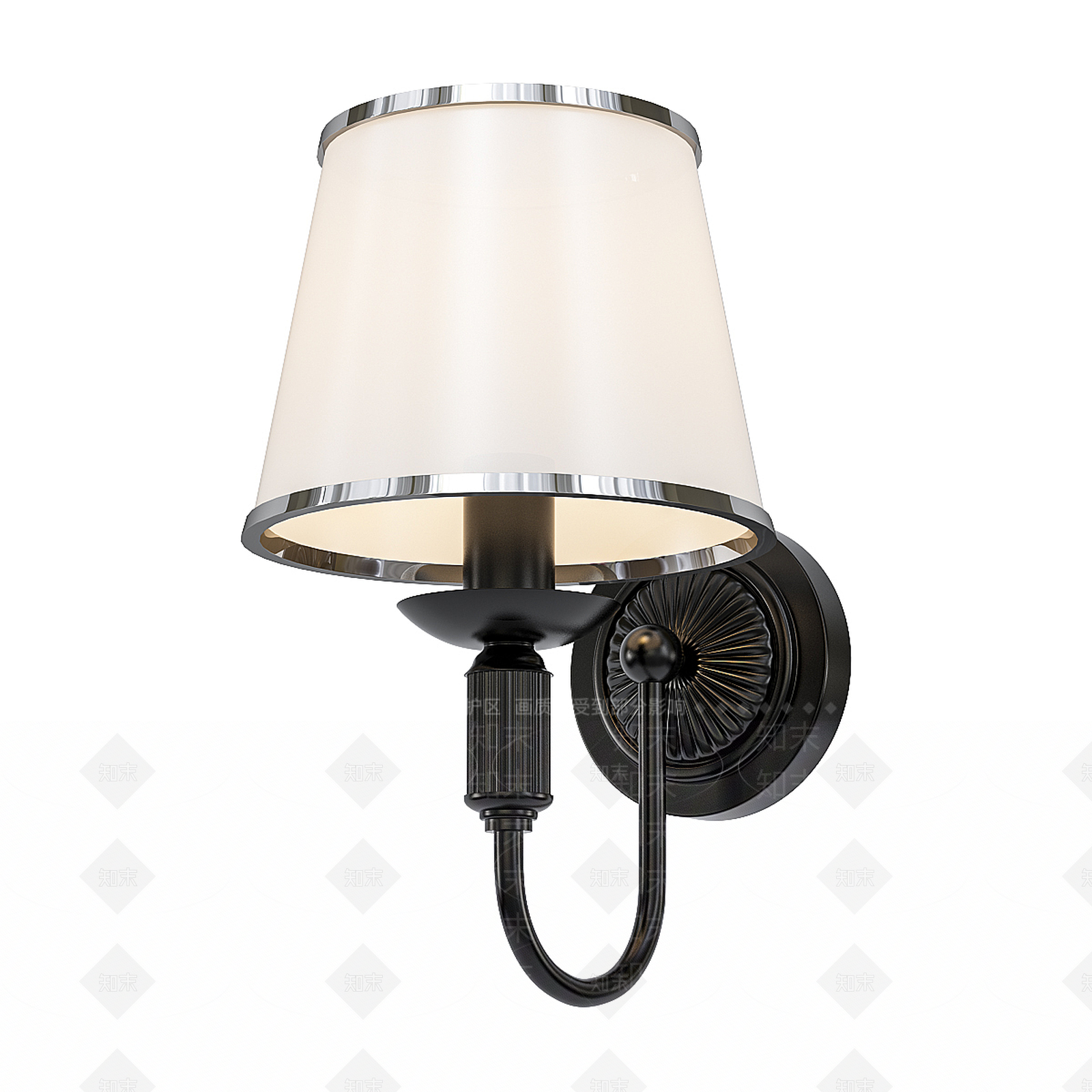 美式简约壁灯3D模型下载【ID:1188161709】