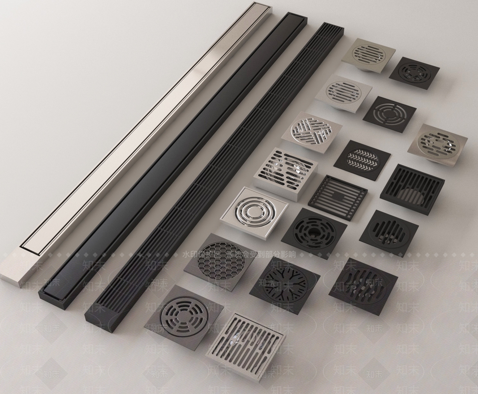 地漏3D模型下载【ID:1188169840】