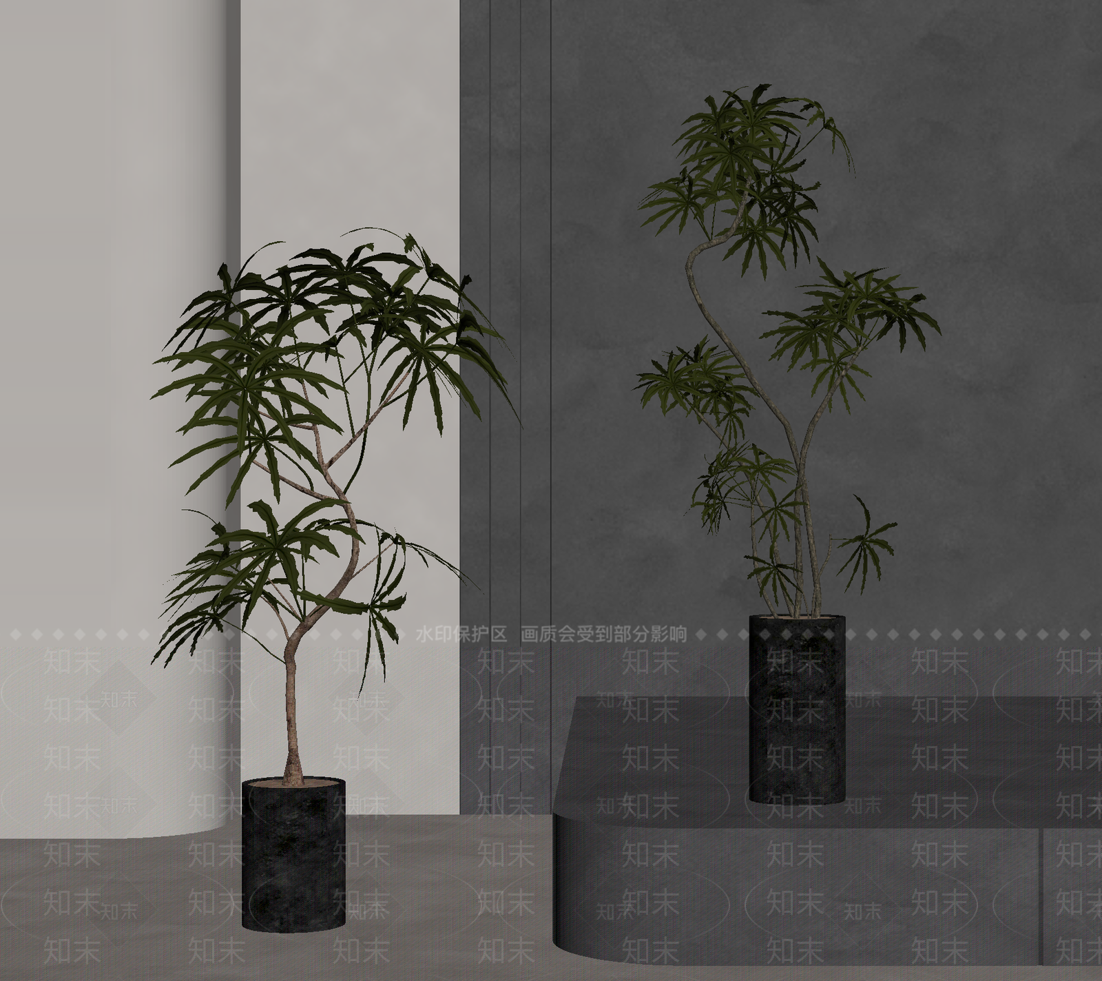 盆栽SU模型下载【ID:1188169821】