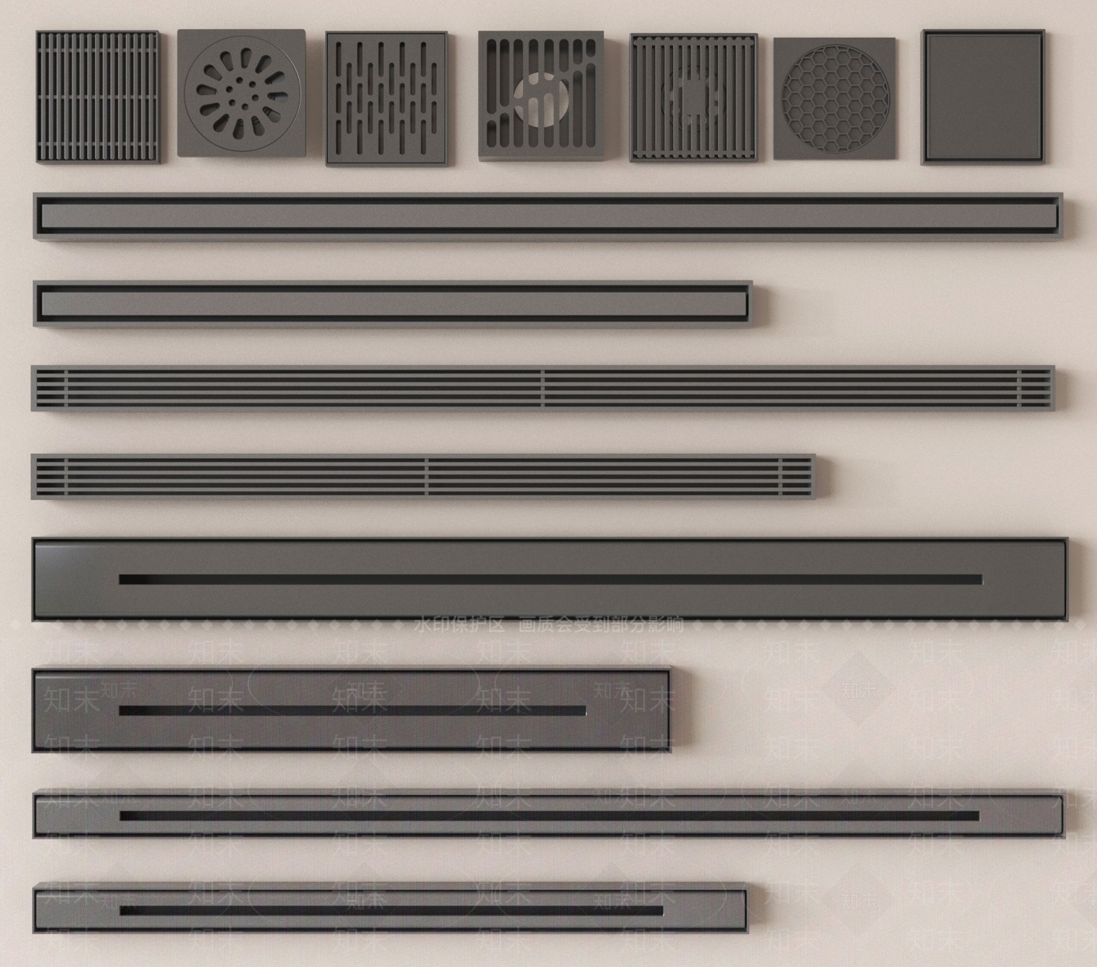 地漏3D模型下载【ID:1188171139】