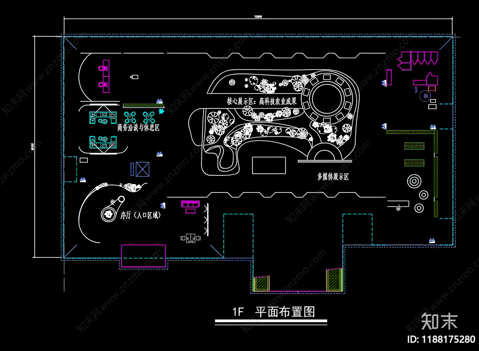 现代其他文化空间cad施工图下载【ID:1188175280】