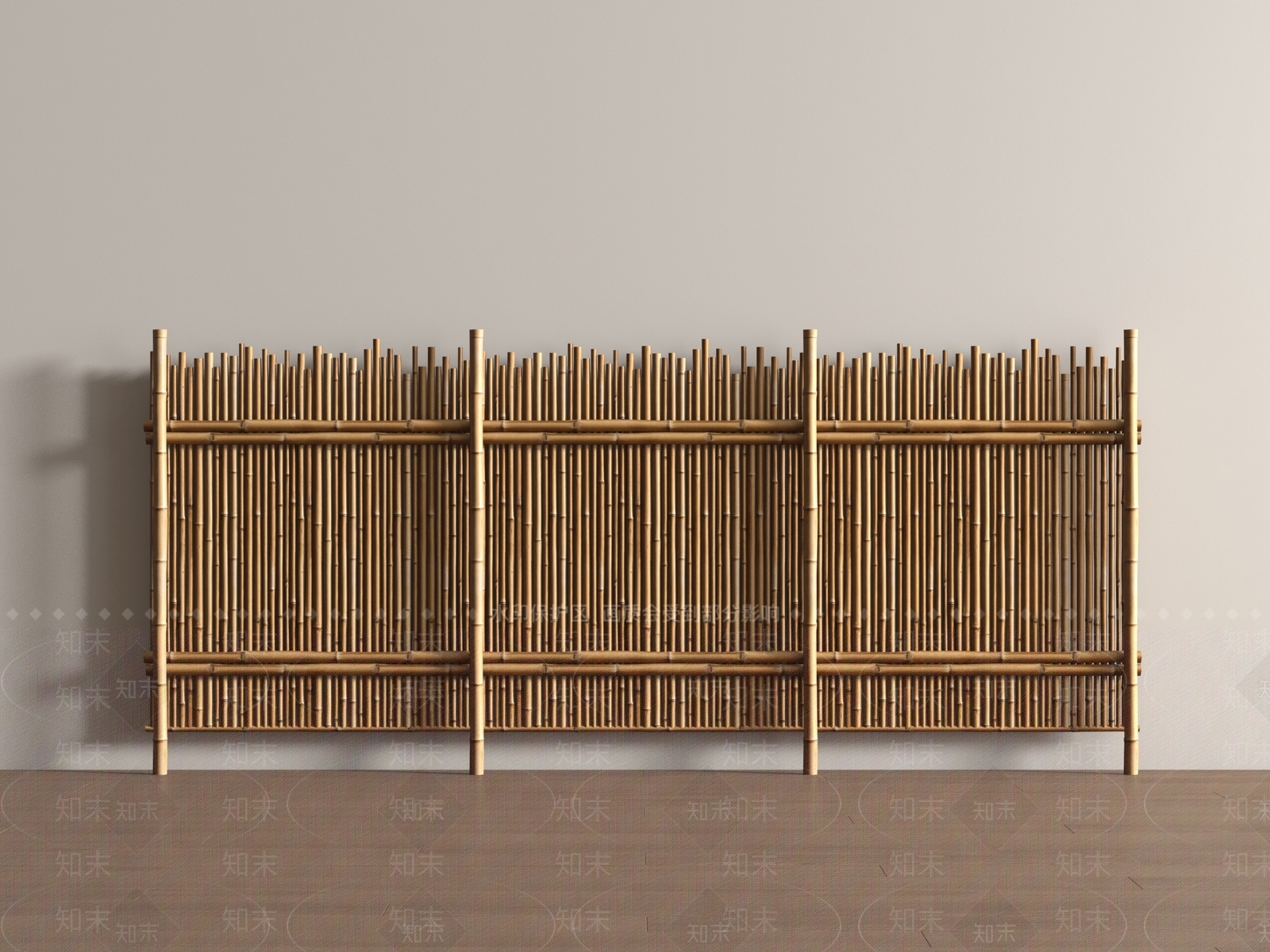 中式围墙3D模型下载【ID:1188191603】